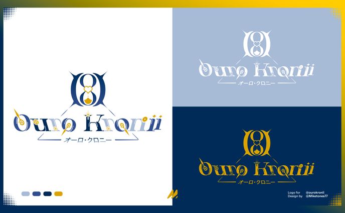 Vtuber Logo for Ouro Kronii