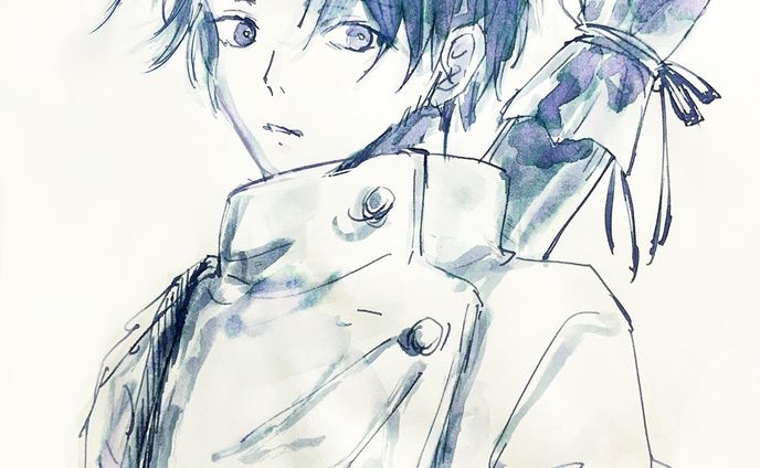 乙骨先輩。
りかちゃんに怒られるけど好きです。

あっ、ちなみに今週のジャンプまだ読んでません😳

インク　#インク工房224

#乙骨憂太 
#呪術廻戦
#jujutsukaisen
#乙骨憂太生誕祭2021