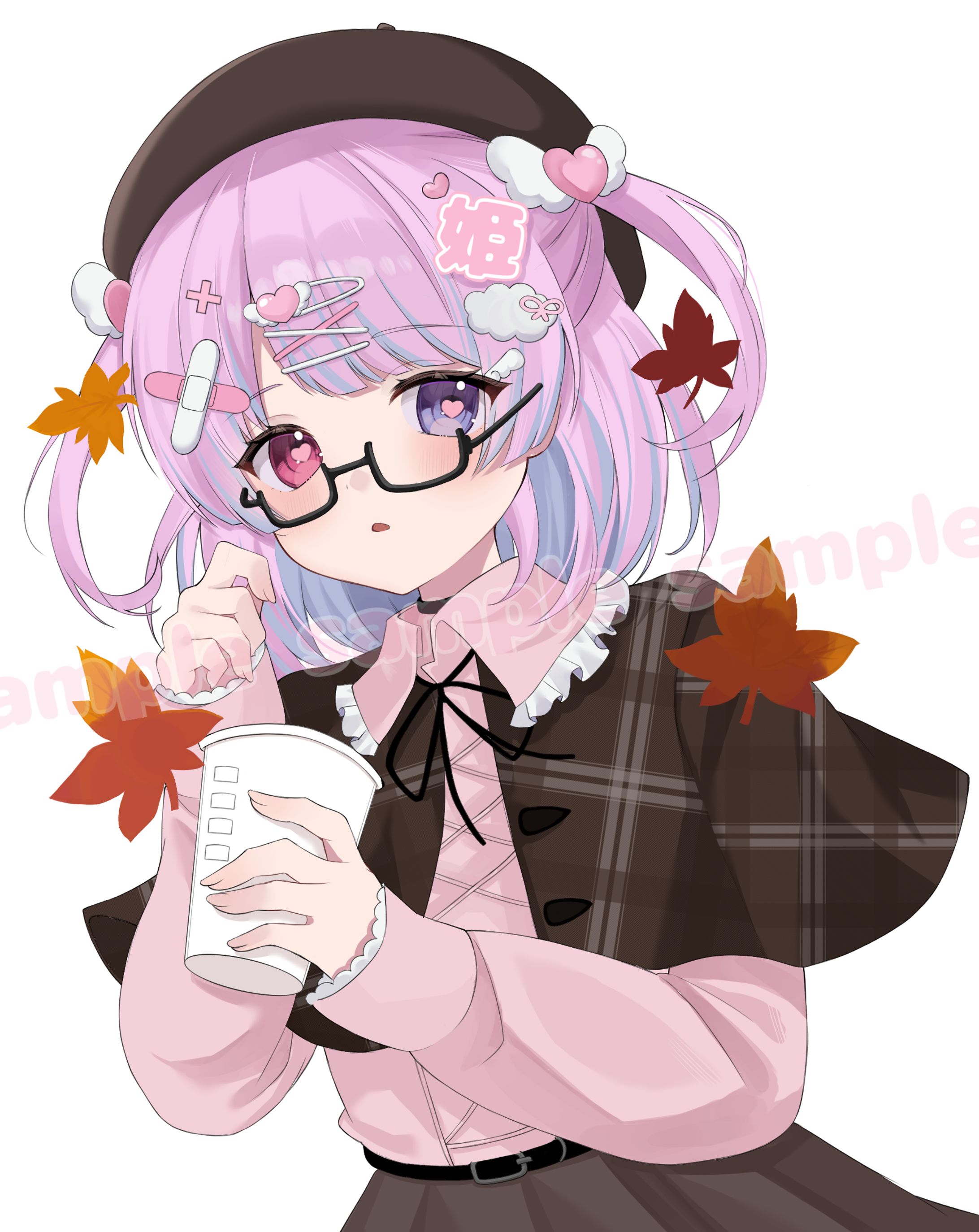 work 姫白もえ様　FANBOXイラスト-1