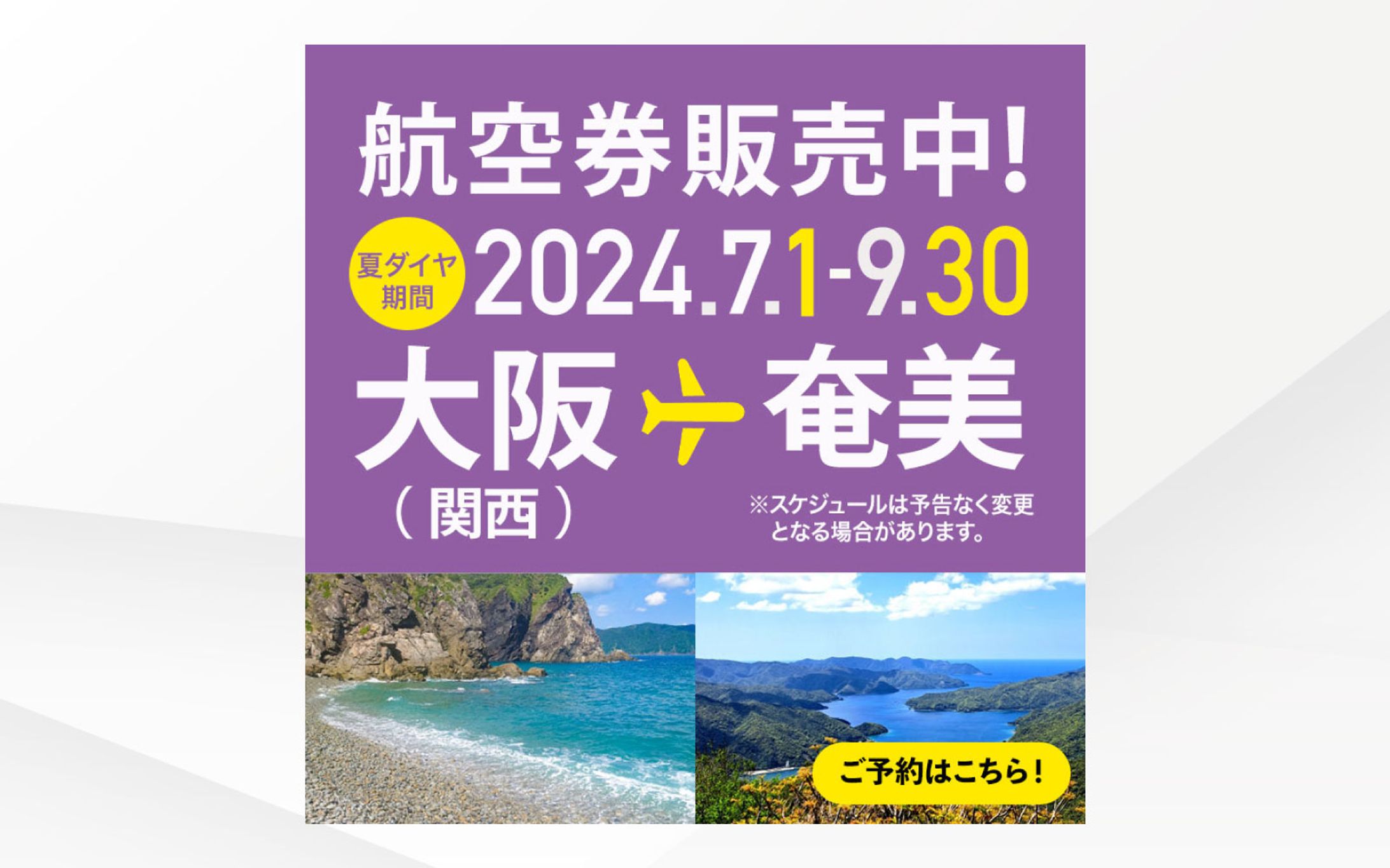 バナー｜航空券販売中！【トレース】-1