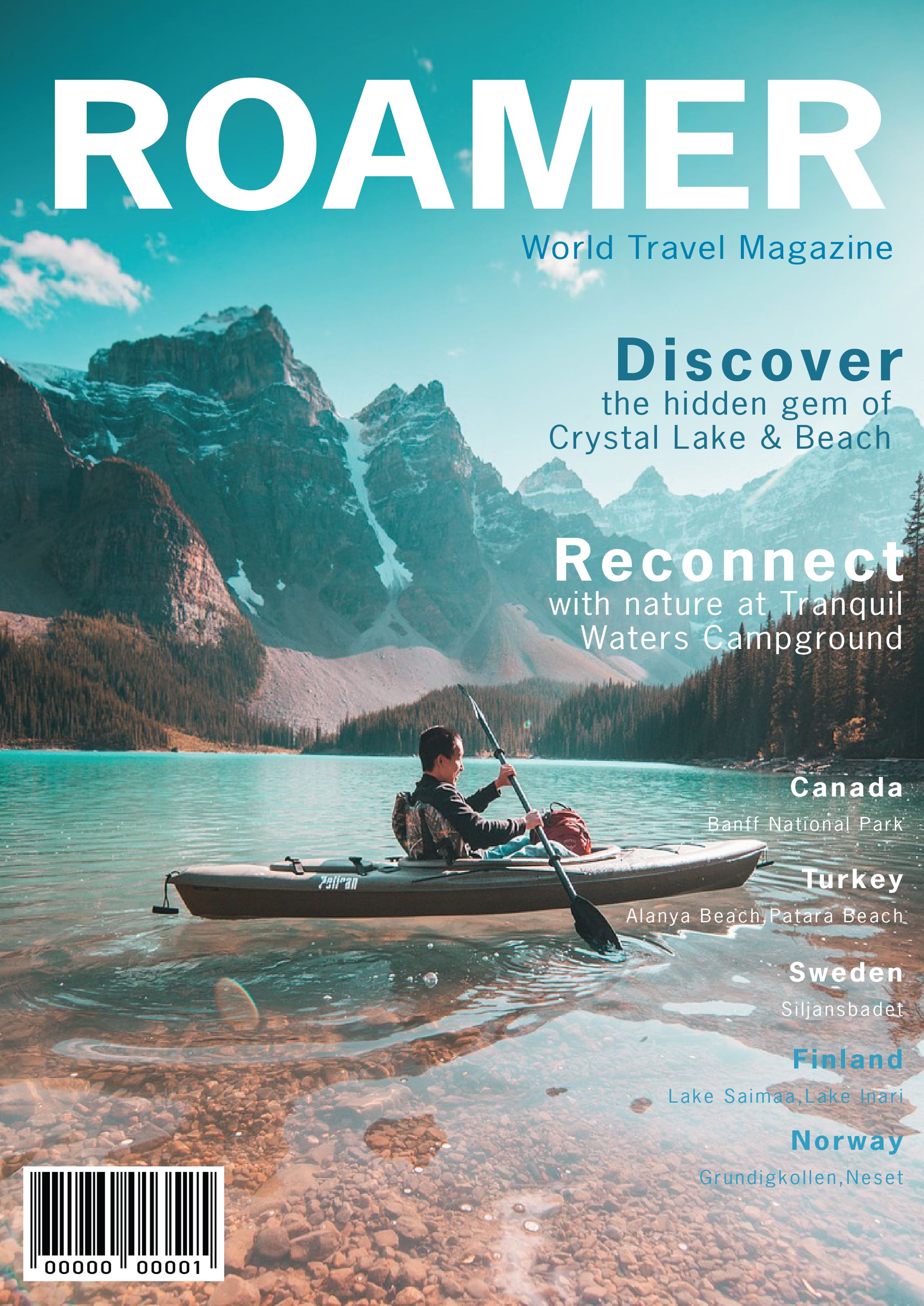 旅行雑誌の表紙(Travel magazine cover)-1