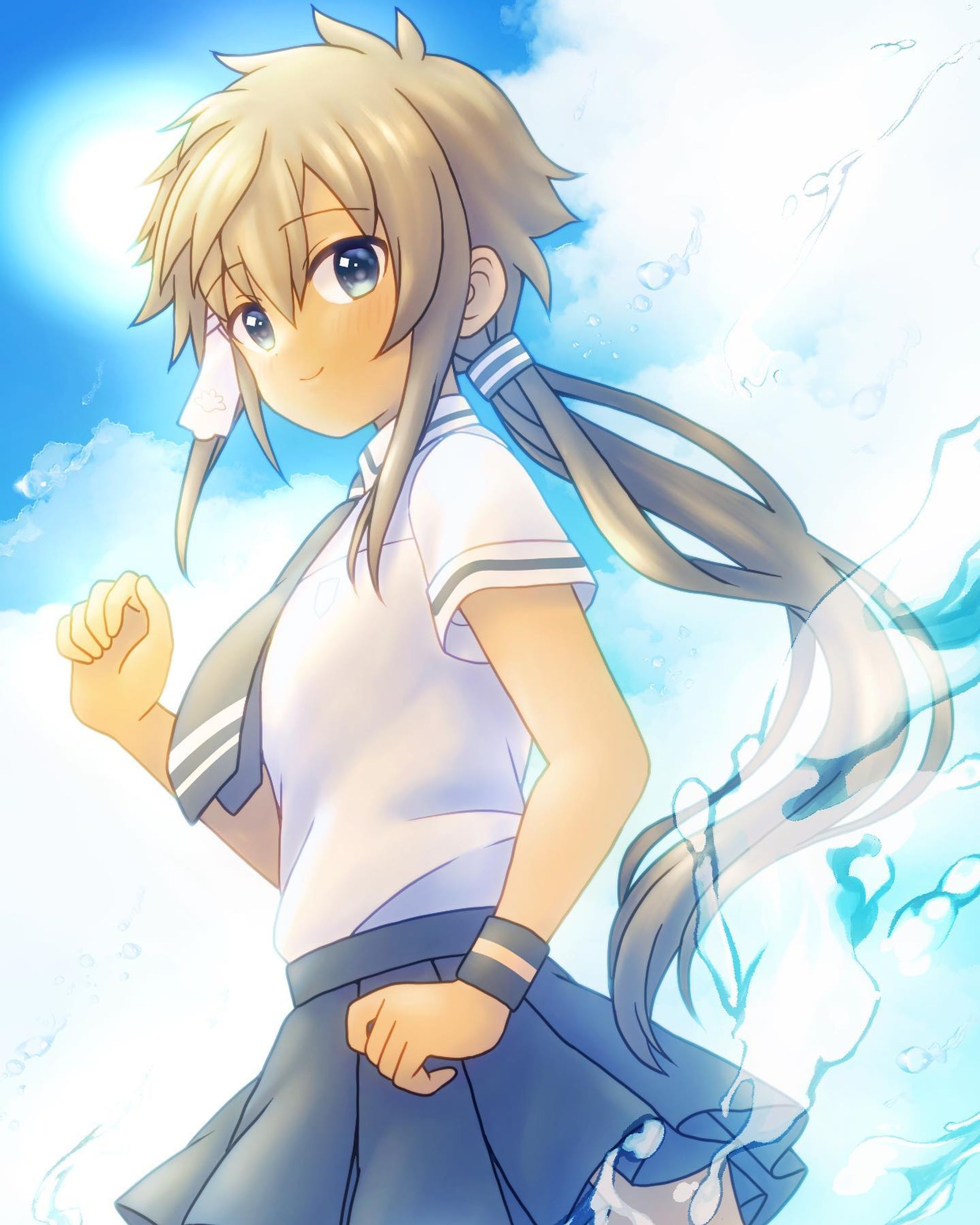 なっちお誕生日おめでとう🎉　#イラスト　#お絵かき　#お絵描き　#おえかき　#illustration #illust #女の子　#女の子イラスト　#デジタル　#デジタルイラスト　#デジタル絵　#yuyuyu #ゆゆゆい　#古波蔵棗　#古波蔵棗生誕祭-1