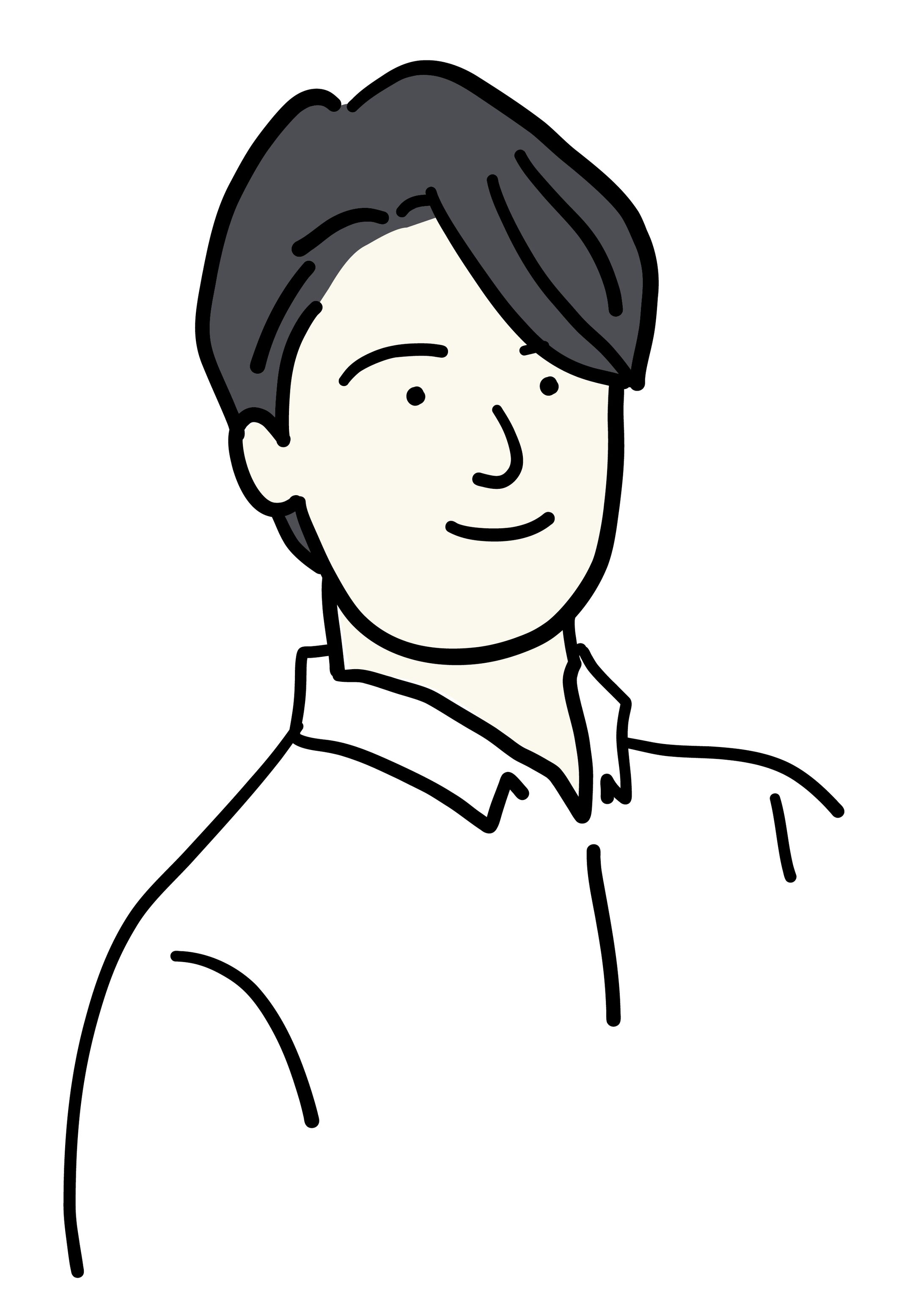 シンプルな線画イラスト-1