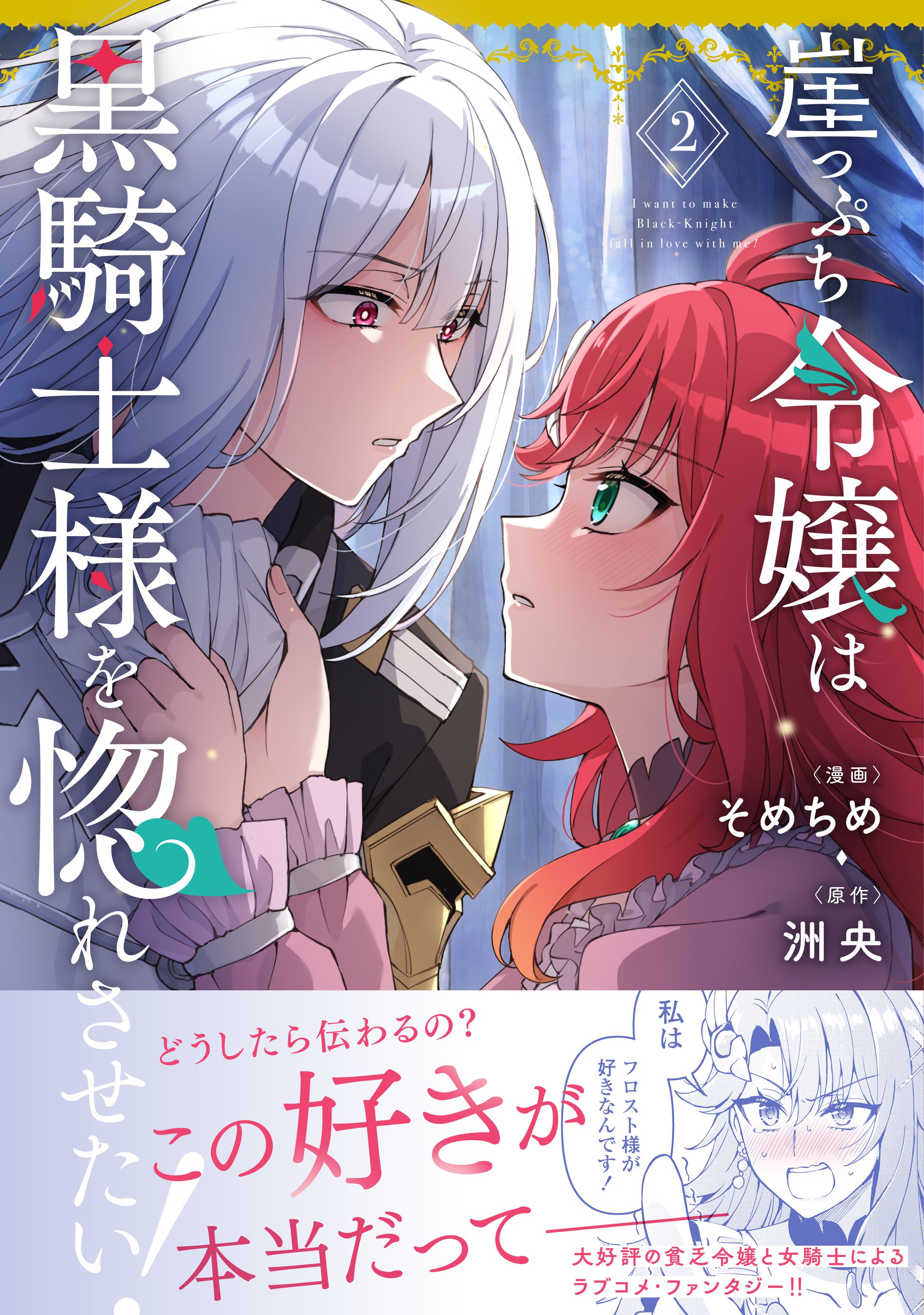 『崖っぷち令嬢は黒騎士様を惚れさせたい！』第2巻-1