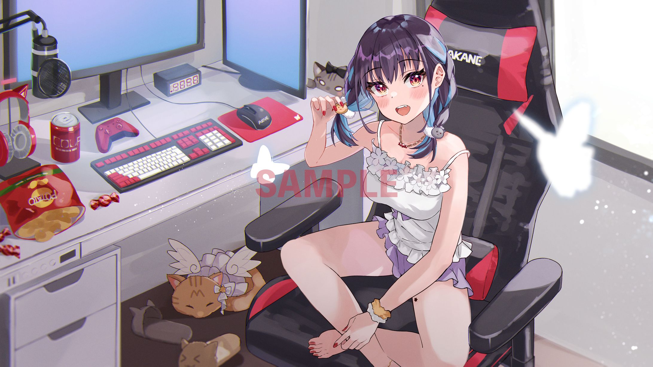 紅暁音様　配信用イラスト-1