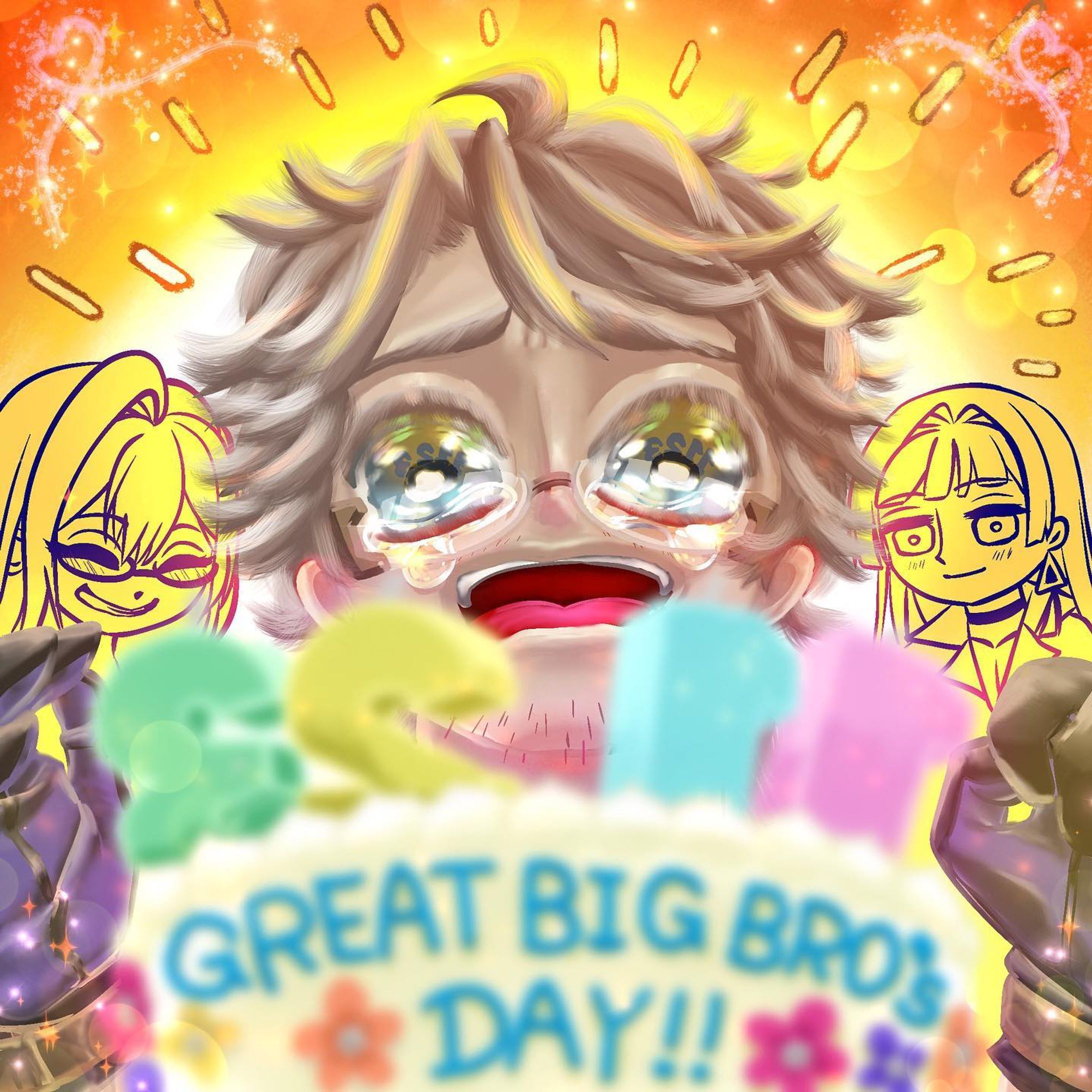 #art #artist #drawing #illustration #artwork #painting #draw #paint #illustrator #digitalart #procreate
 #プロクリエイト #イラスト #アート #グラブル  #グランブルーファンタジー  #granbluefantasy  #カシウス  #cassius #アイザック #グウィン #isaac #Gwynne #いい兄さんの日-1