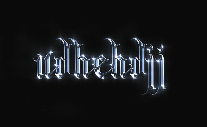 「udhehdjj」ロゴデザイン