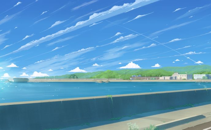 illust - sky and sea