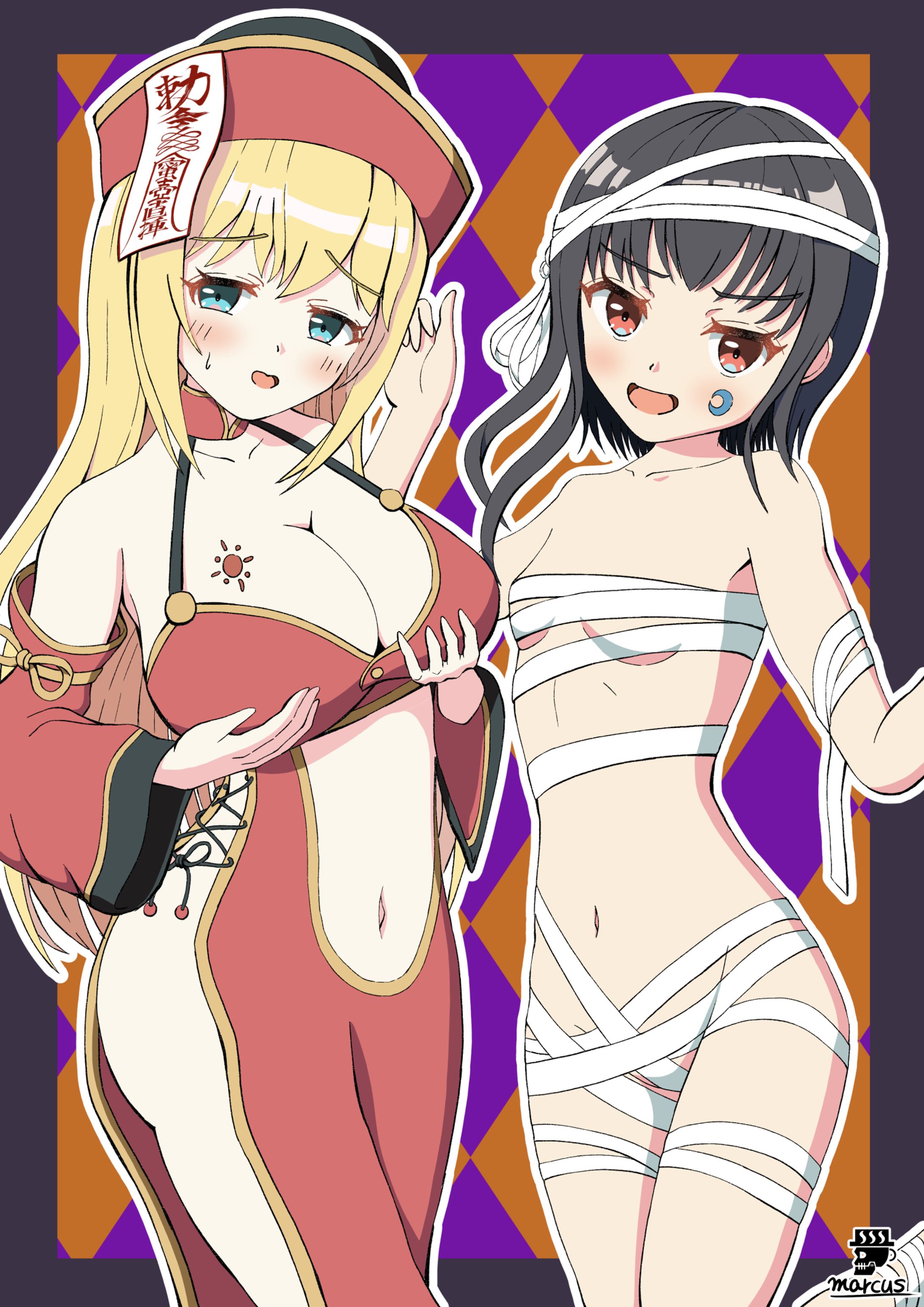 【うちの子】令奈＆ニーナのハロウィンバージョン✨✨-1