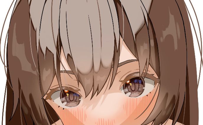 上目遣い