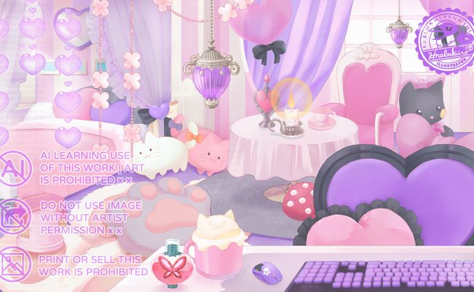 【合歓乃ねむ様】動く背景イラスト