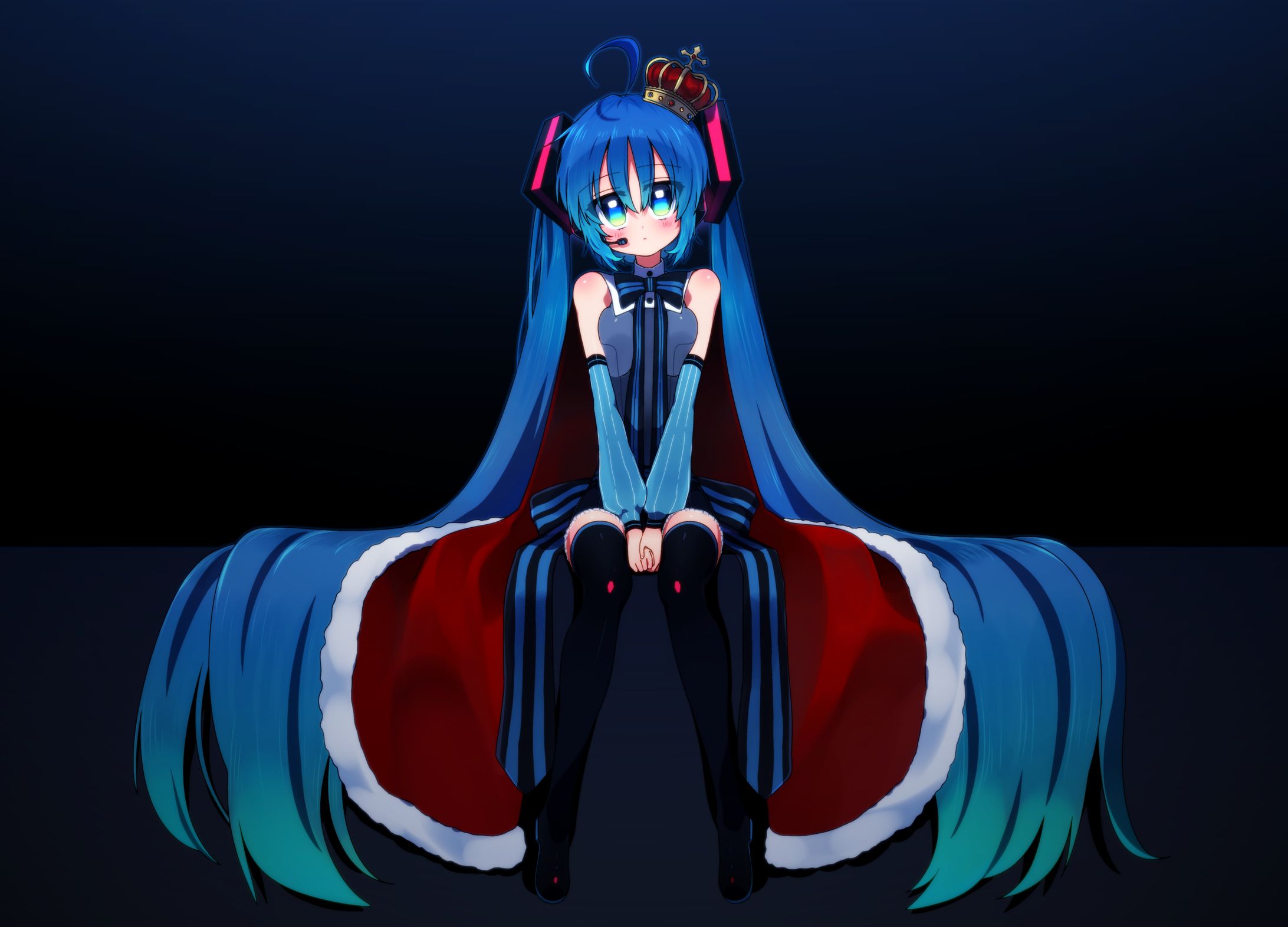 Blue screen Princess／初音ミク-1
