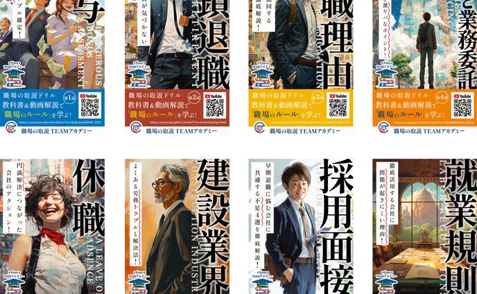 高山先生：電子書籍章扉デザイン