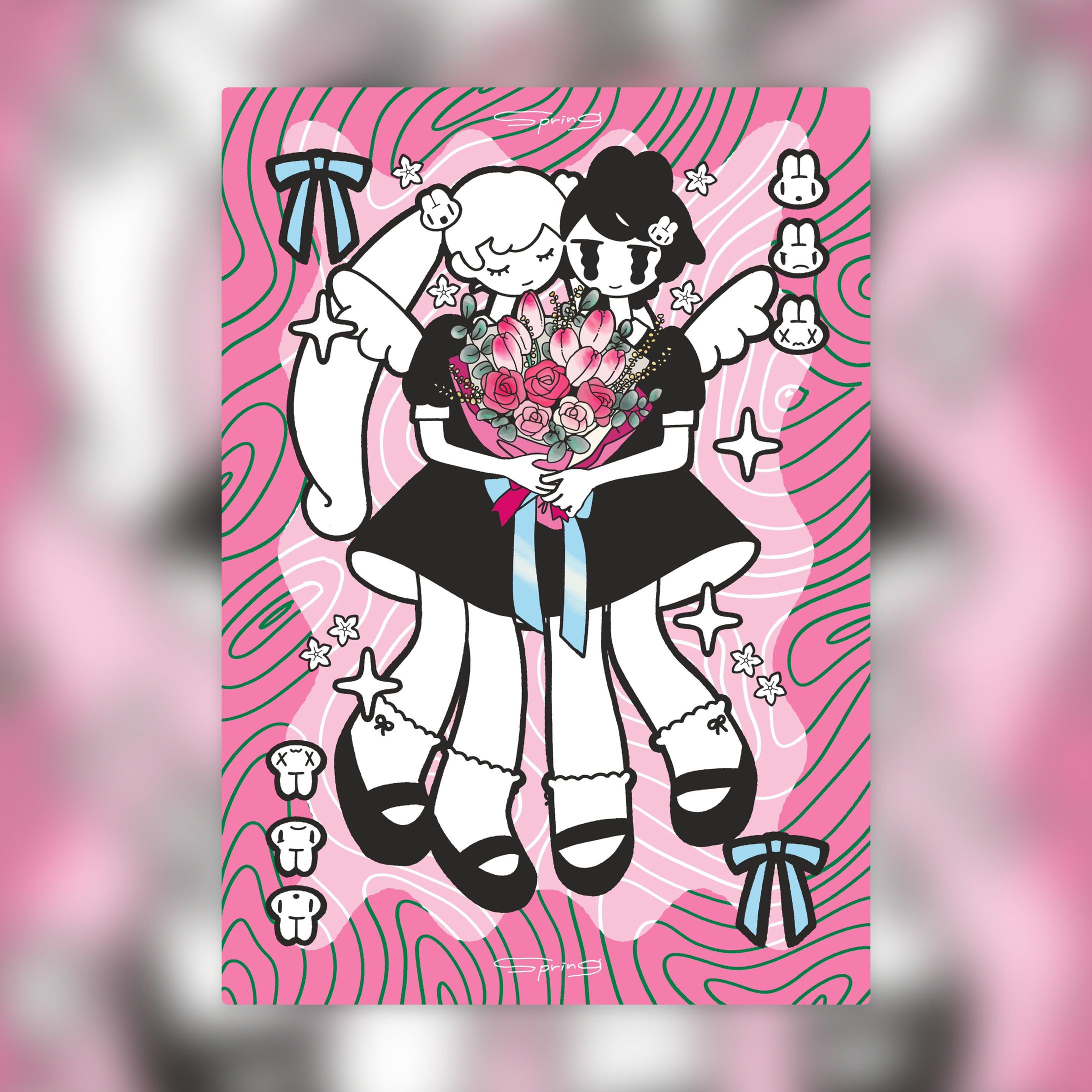新宿駅販促物イラスト【制作・掲載】-1