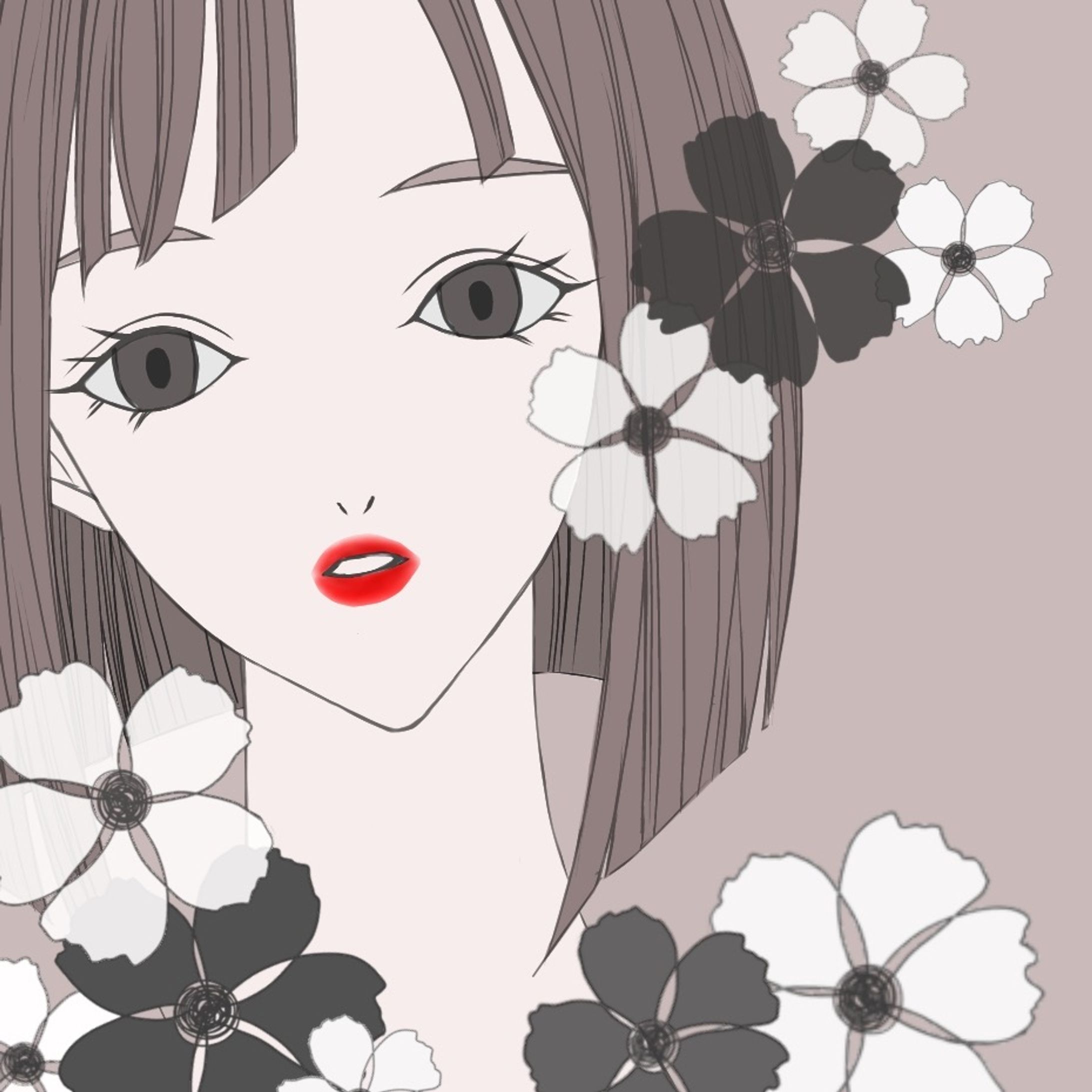 女性のイラスト1-1