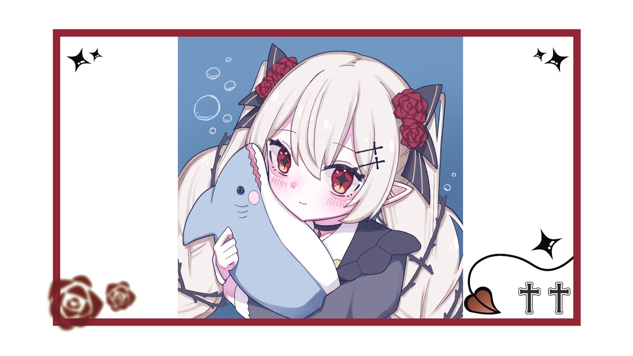 城園アリア　等身イラスト-1