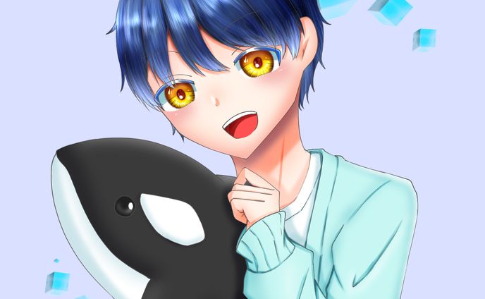 カワイイ系 男の子 シャチ持ち