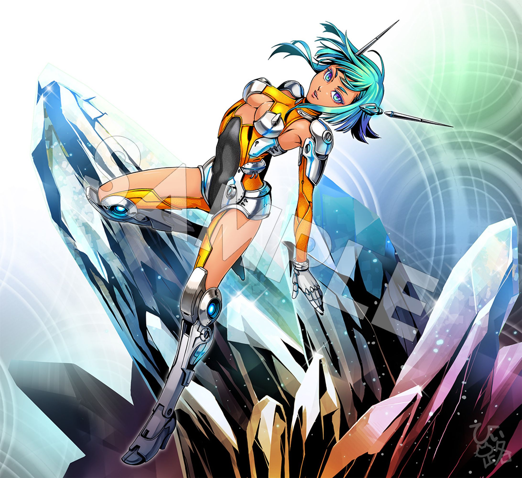 【オリジナルイラスト】_アンドロイド-1