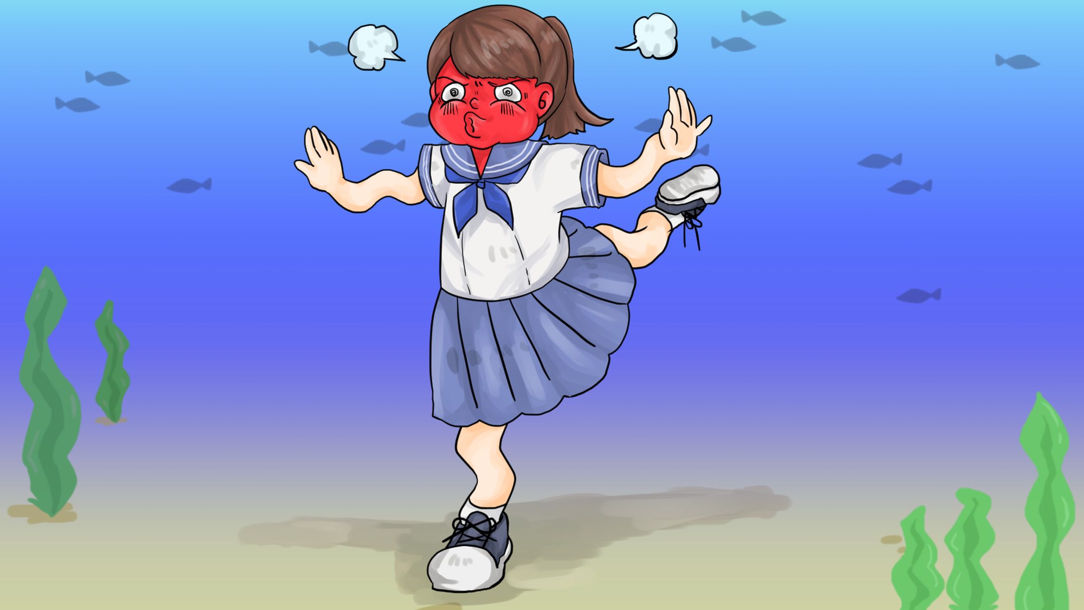BS朝日『スポーツクロス』イラスト-1