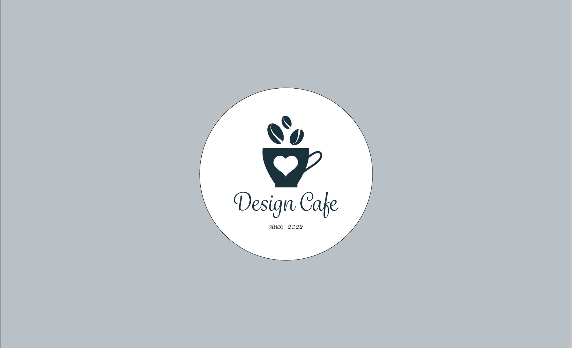 CAFEのショップカード制作-1