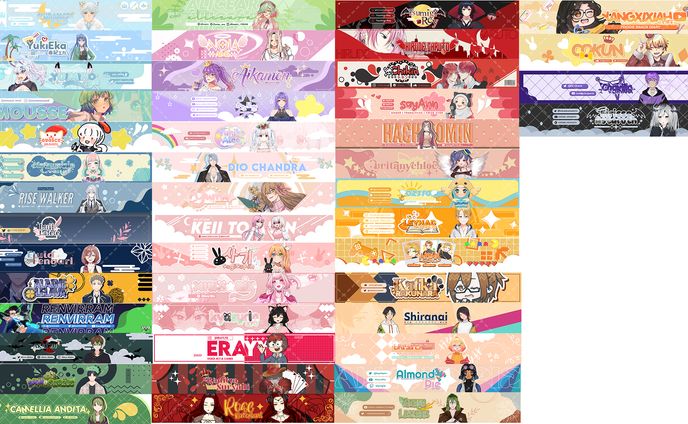 Past Social Banners work