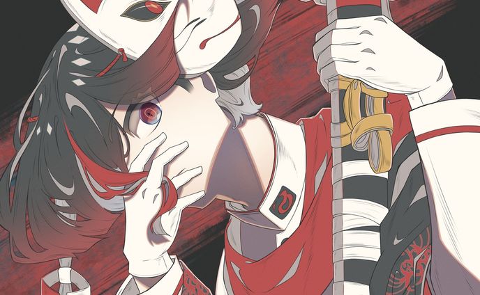 妖
#illustration#originalcharacter #イラスト#創作#狐#刀