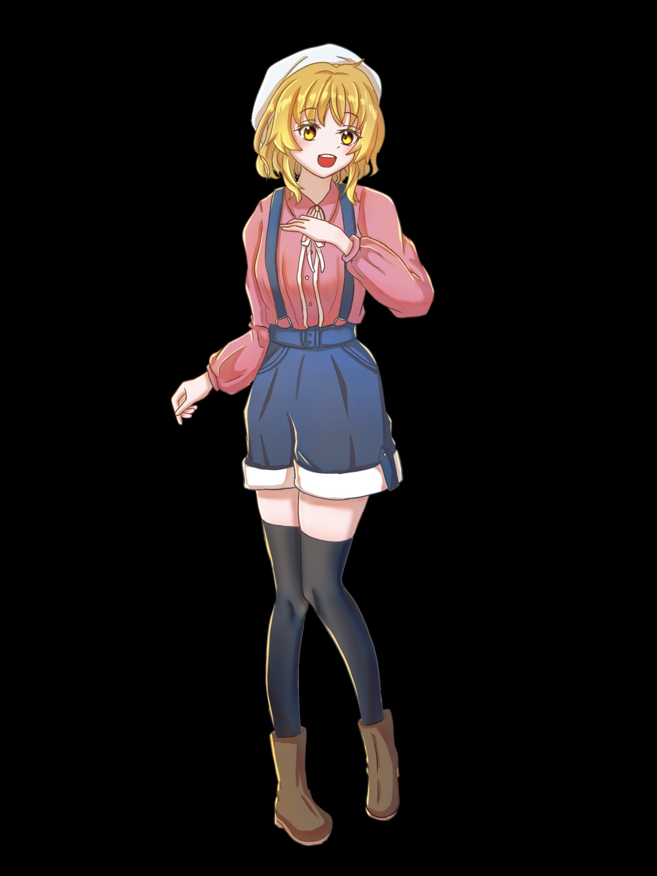 キャラクター立ち絵　女の子4-1
