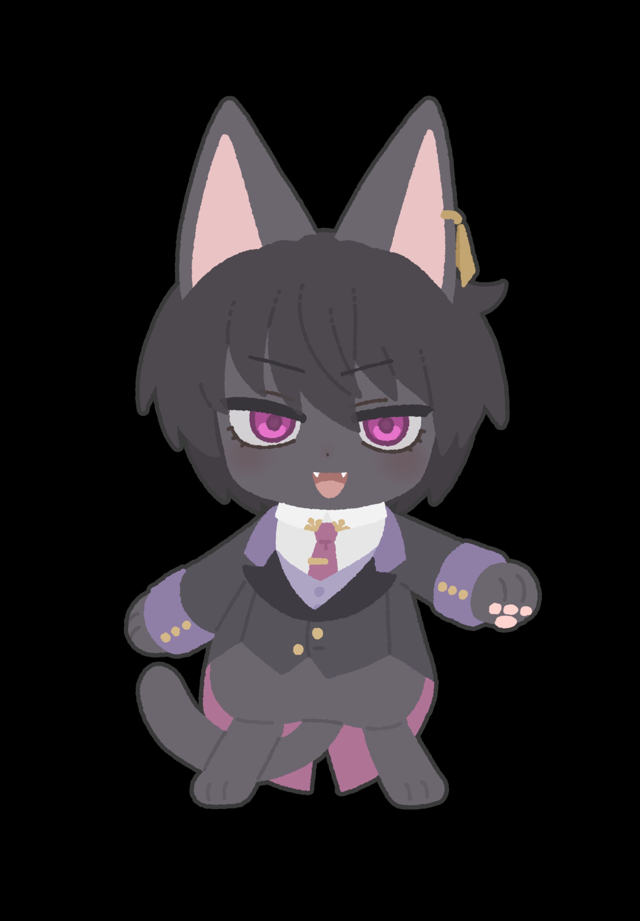 線なしちびキャラケモノ-1