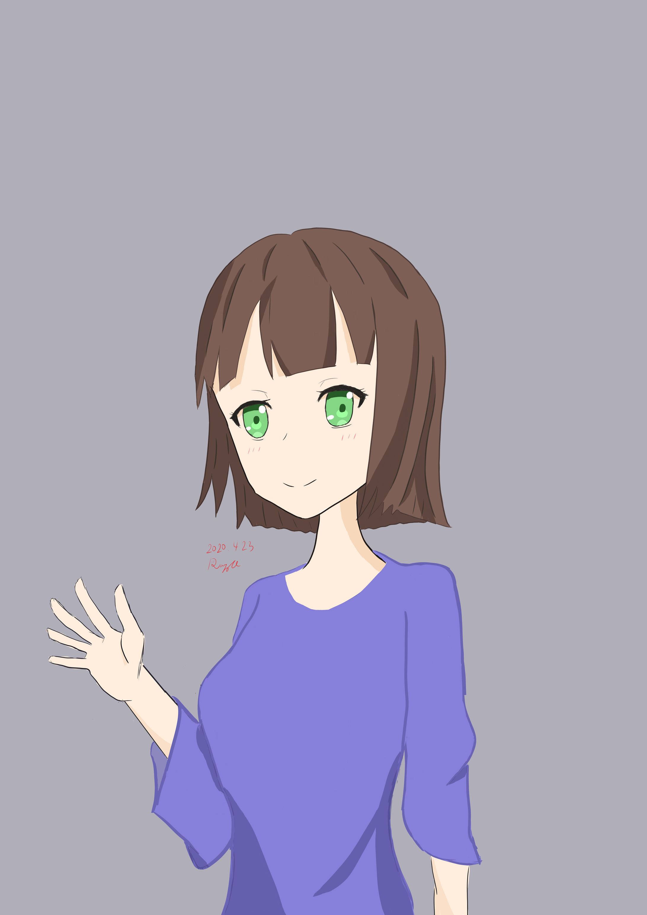 【オリジナル】詩絵　立ち絵-1