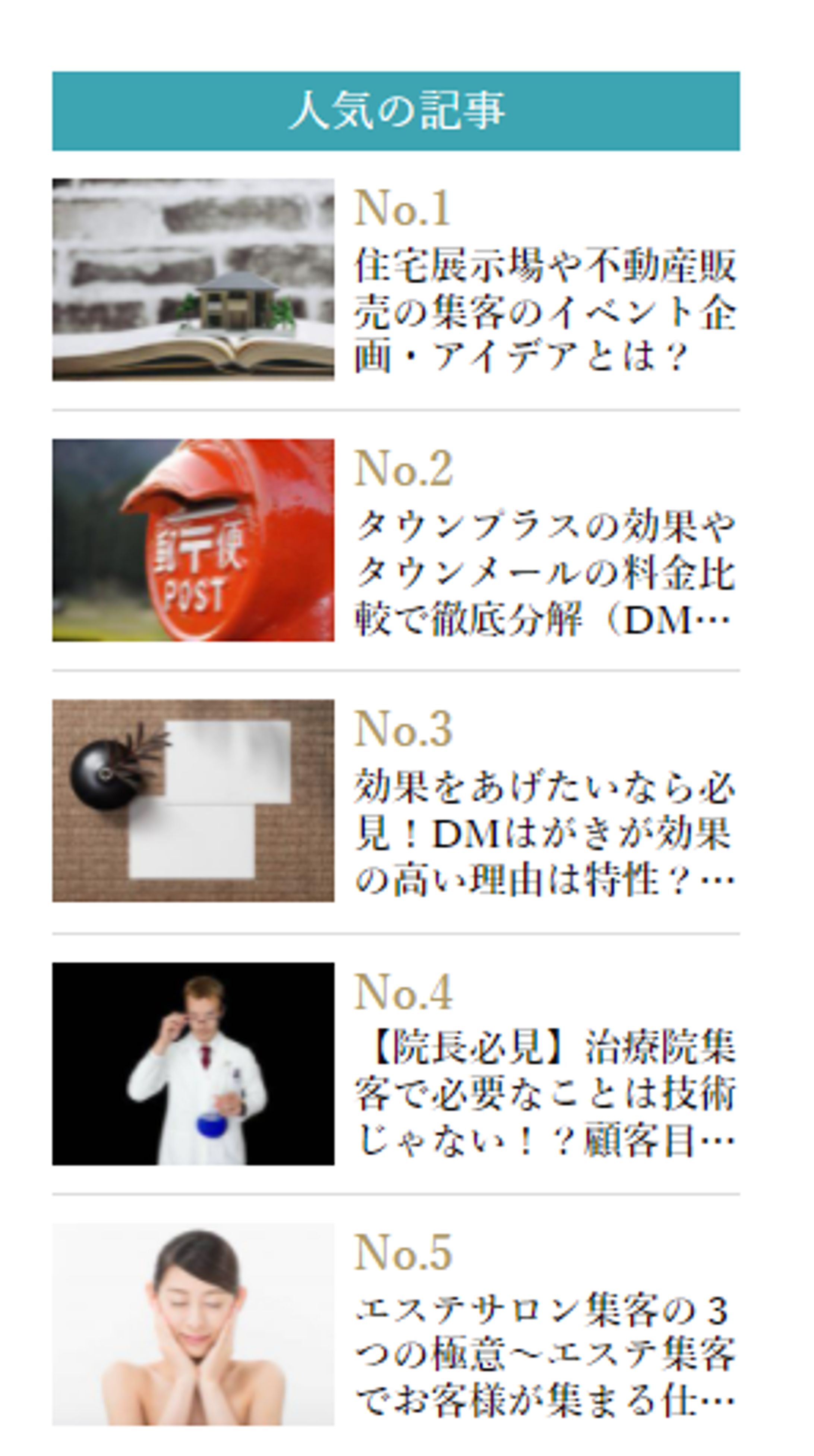 サイト2位にランクアップ『DMマーケティング記事』-1