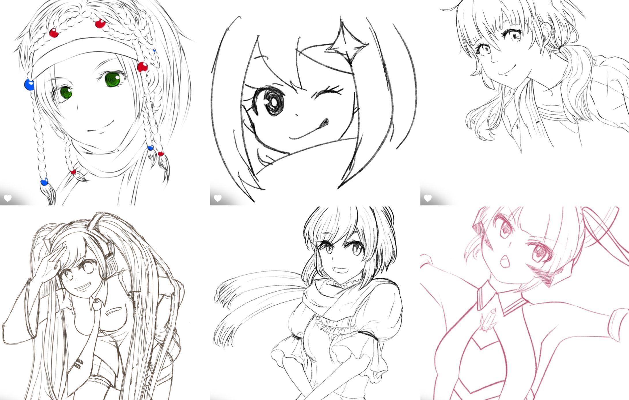 キャラクター模写-1