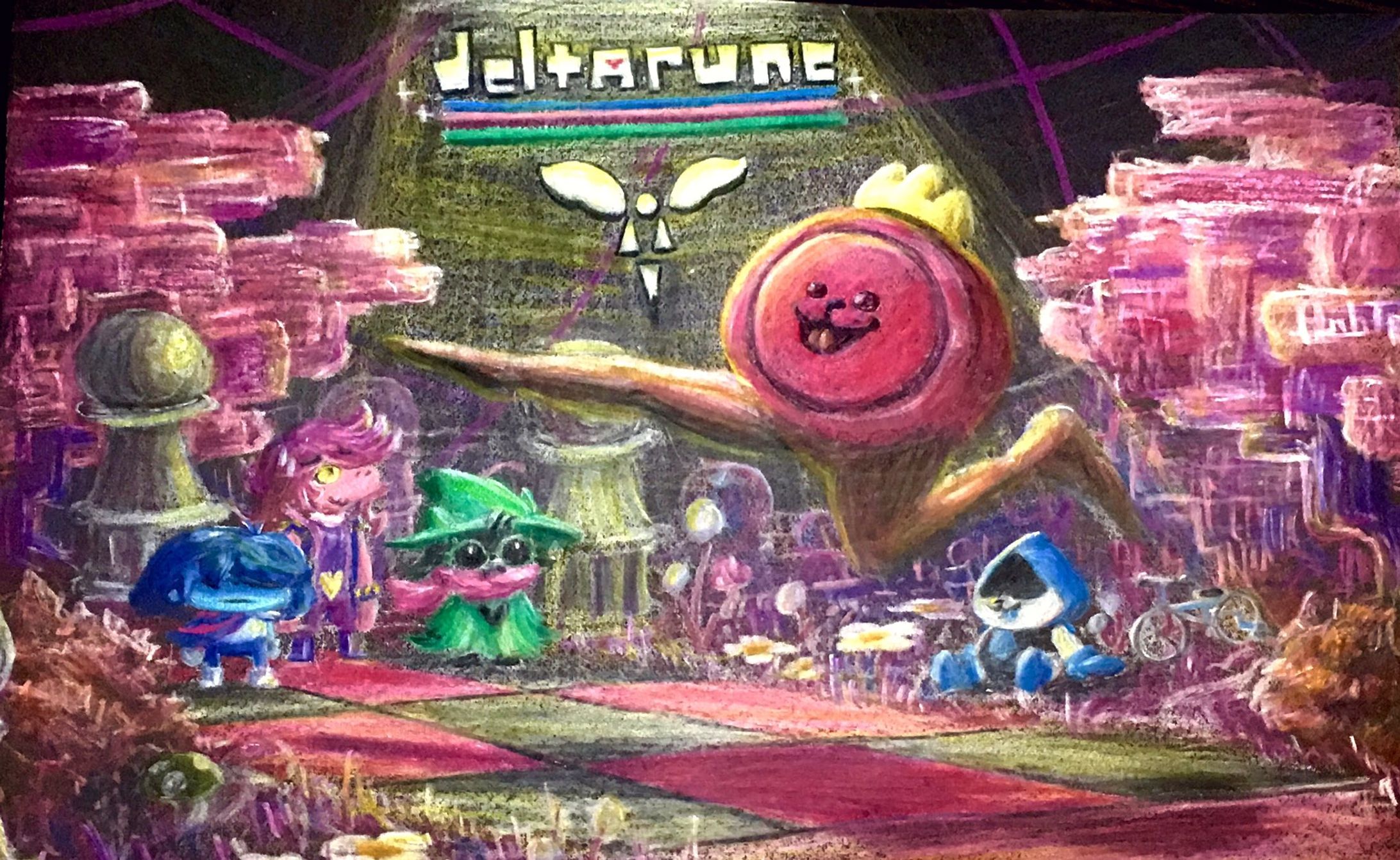 *Kラウンドの 登場だ！(Deltarune)-1