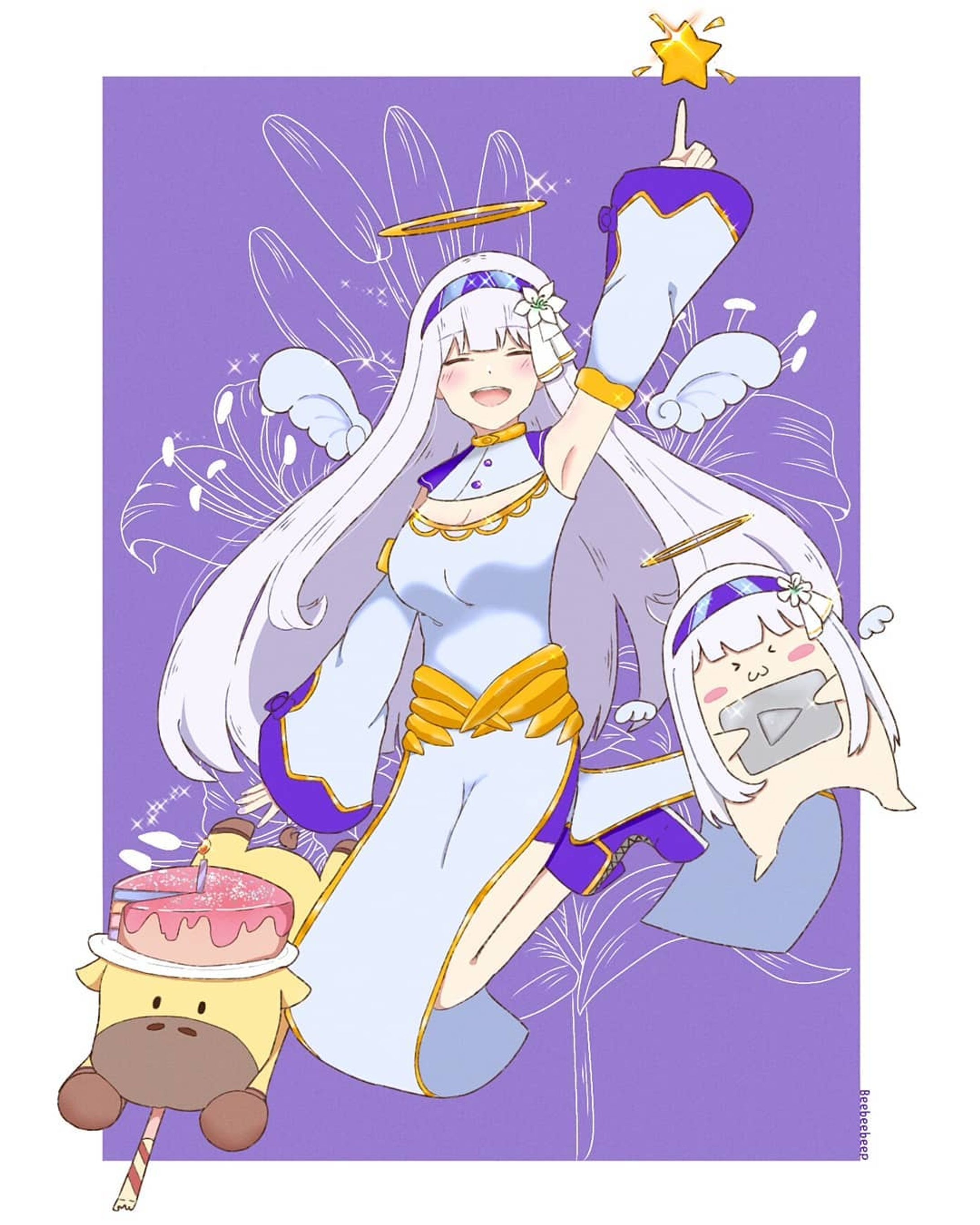 [11.17.2020] 🎂
.
.
.
.
#vtuber #ViViD #vivid_virtual #IbispaintX-1
