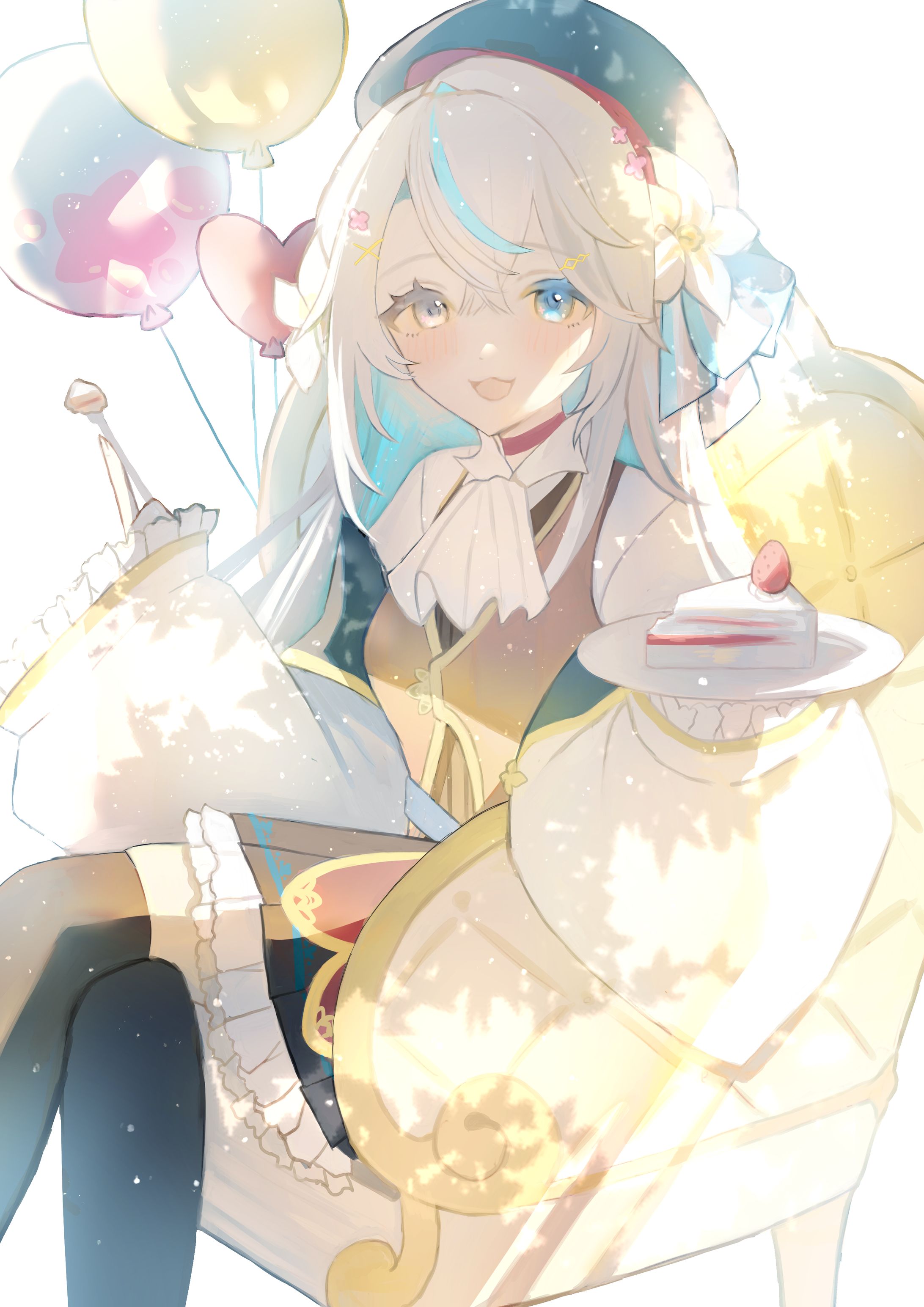 お誕生日イラスト/猫百合イッサ様-1