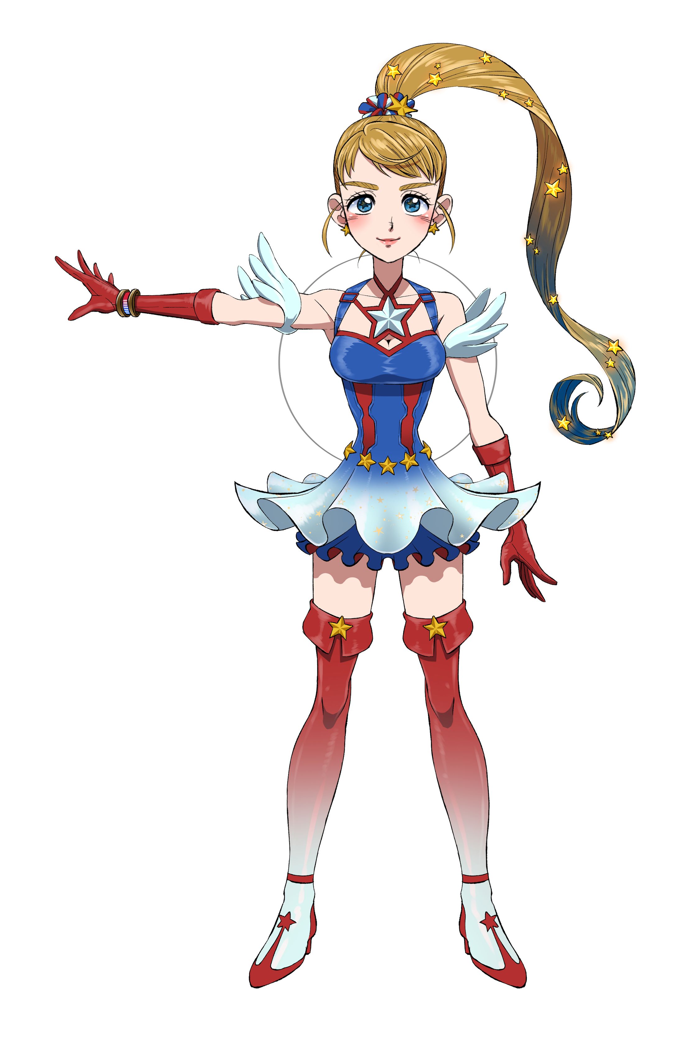 オリジナル魔法少女設定画-1