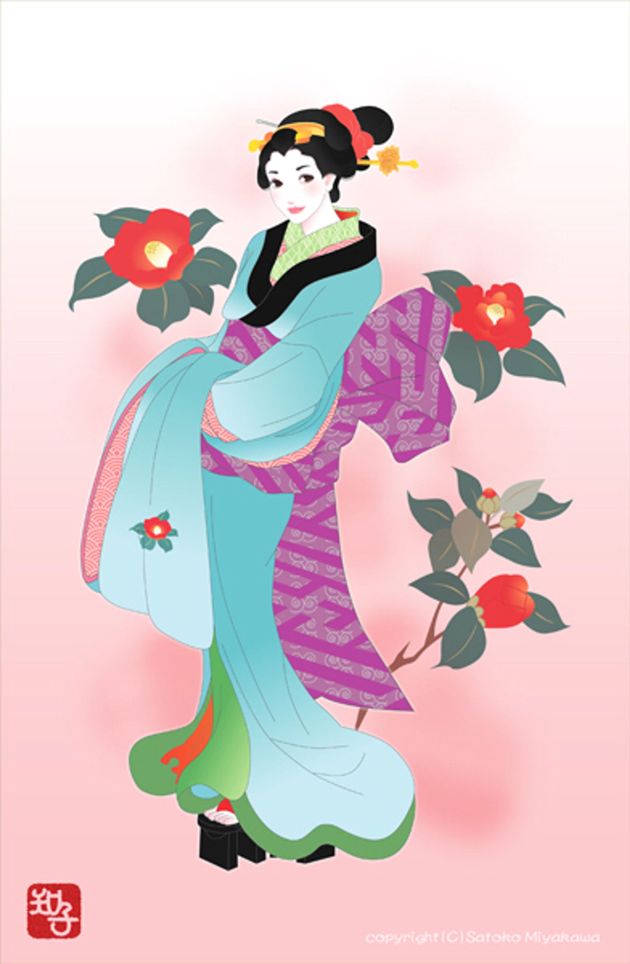 【オリジナル】和風イラスト-1