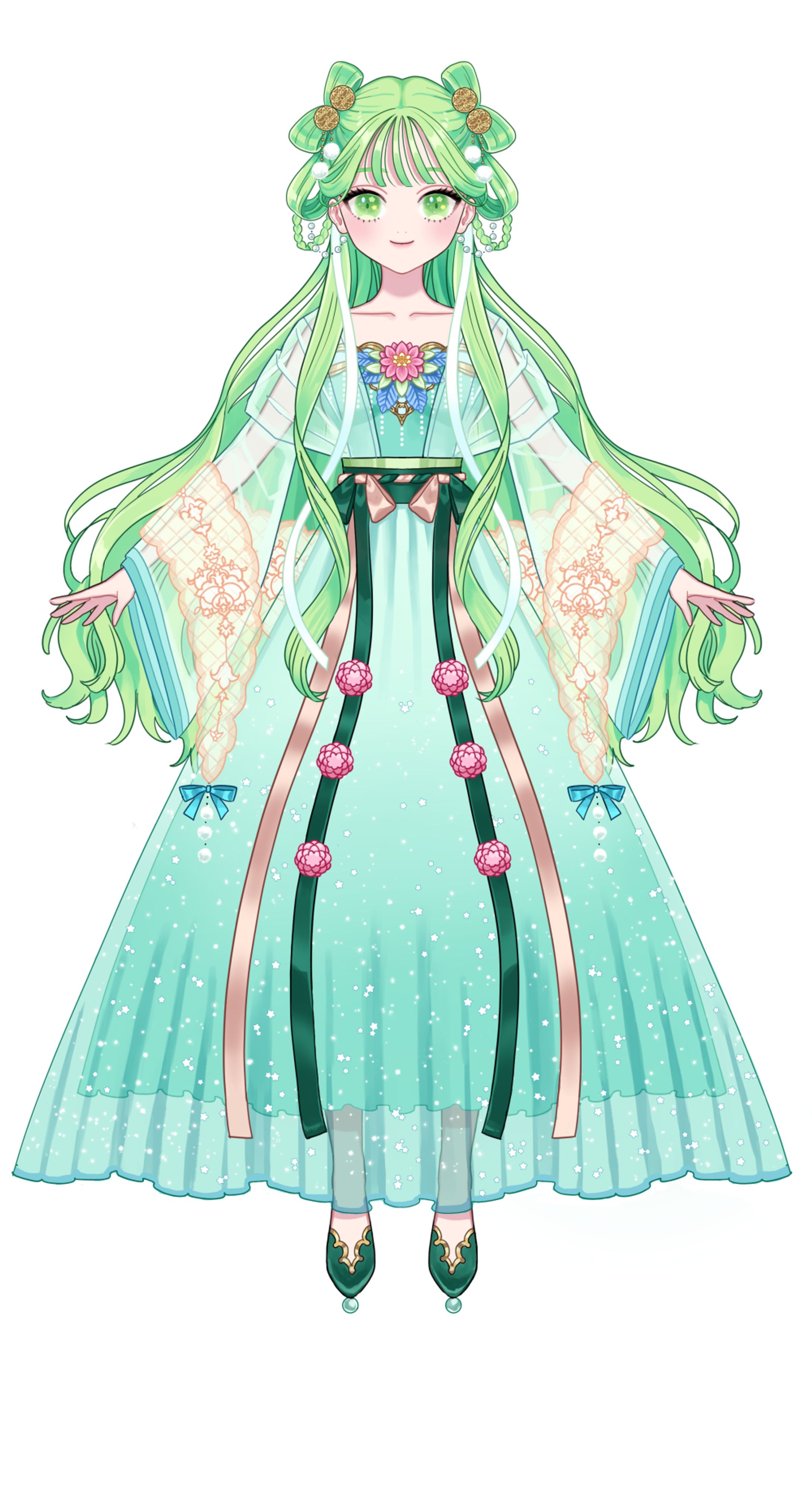 ⑨Vキャラクターデザイン+パーツ分け-1
