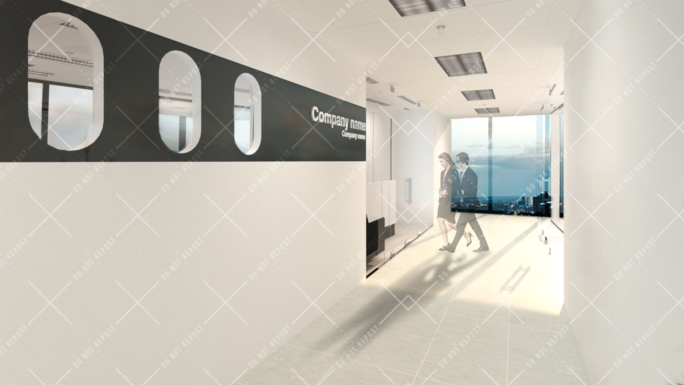 3D Render Office-1