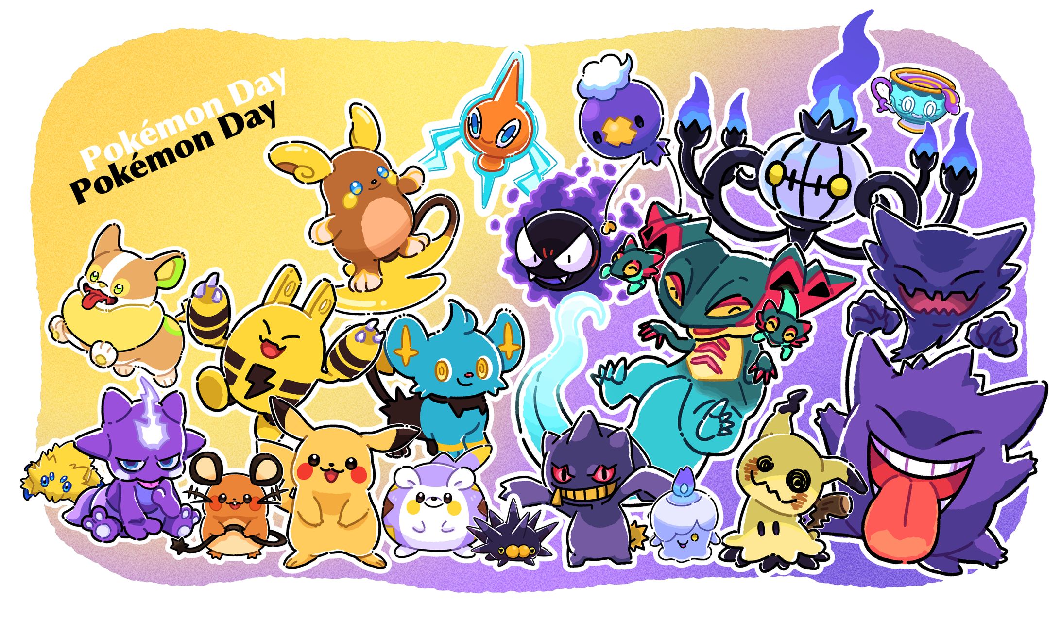 ポケモンデイファンアートまとめ-1