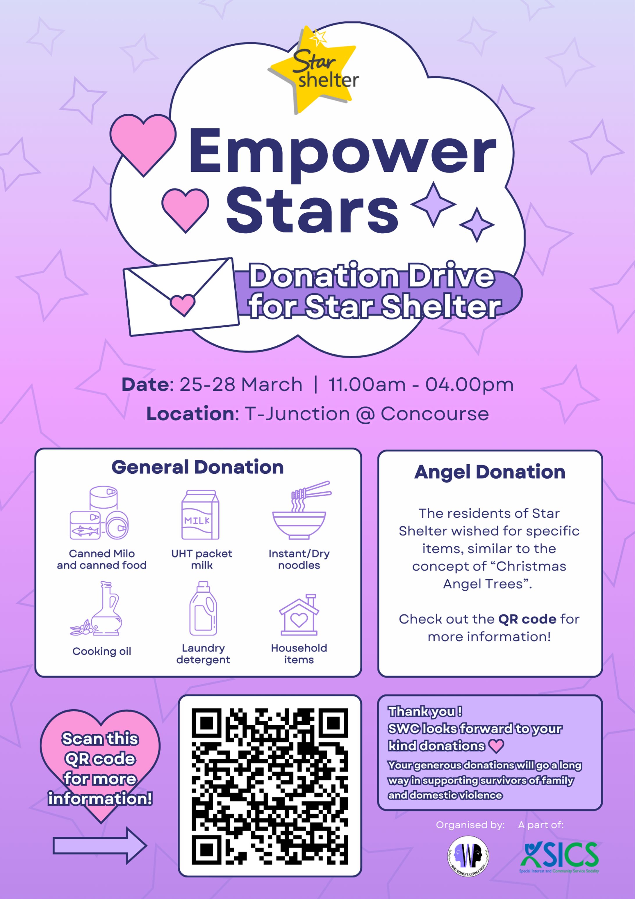 SMU Women's Connection Donation Drive EDM-1