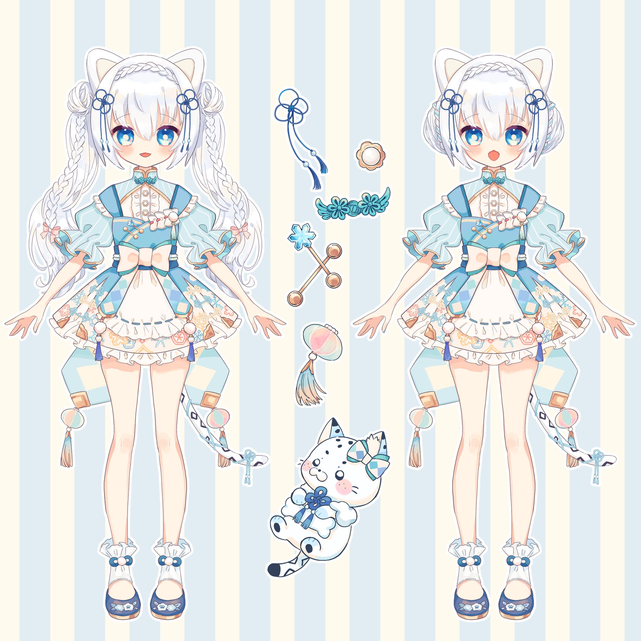 Vtuber琥珀ねね様　新衣装デザイン-1
