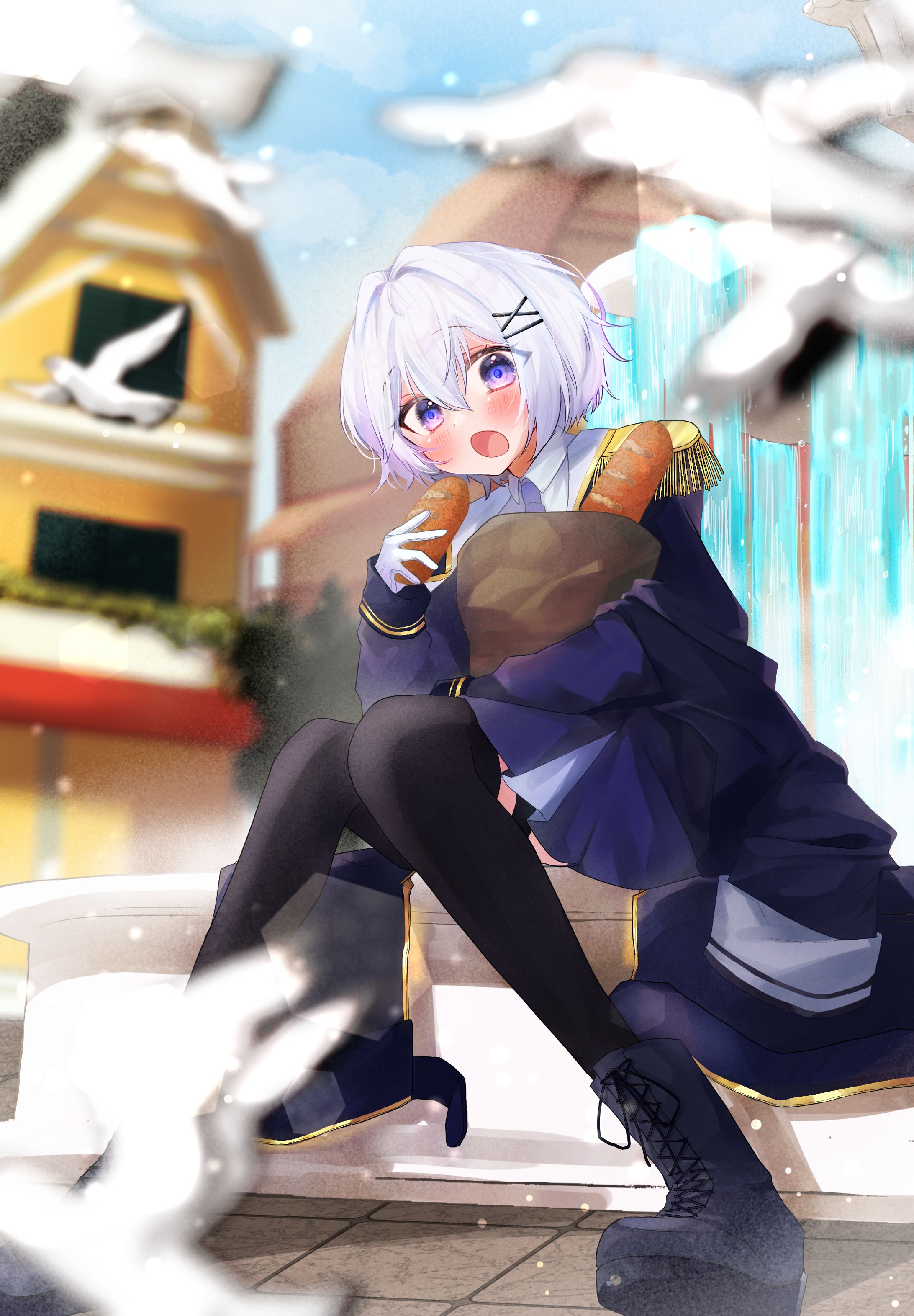 Vライバー白椛千雪様　一枚絵-1