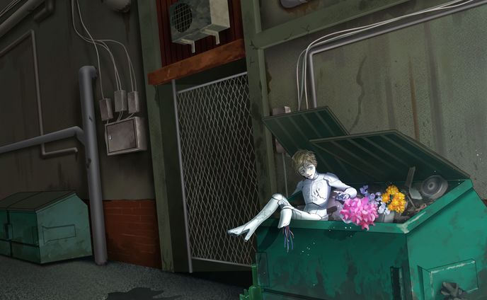 捨てられたアンドロイド