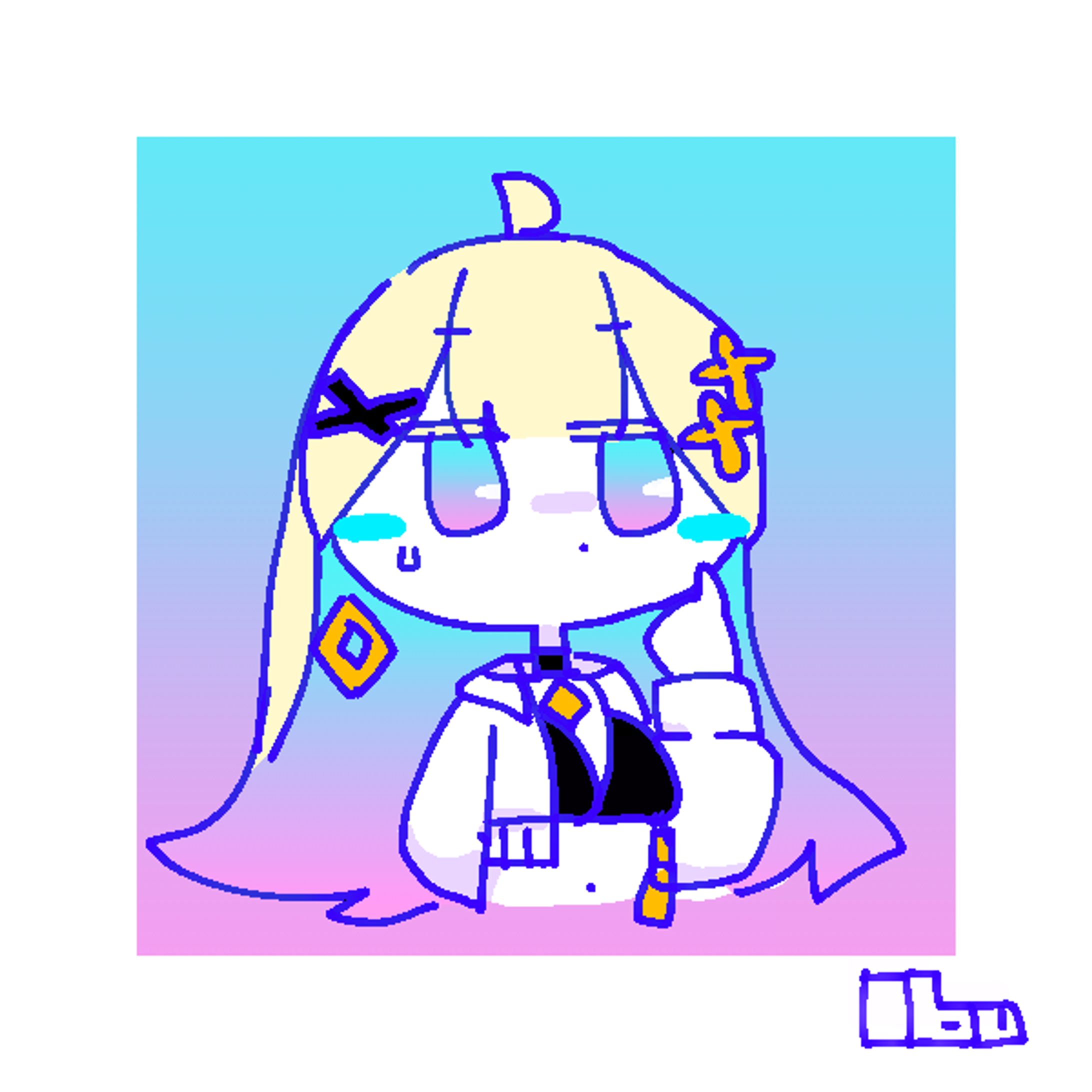 VRChat 自アバターイラスト-1