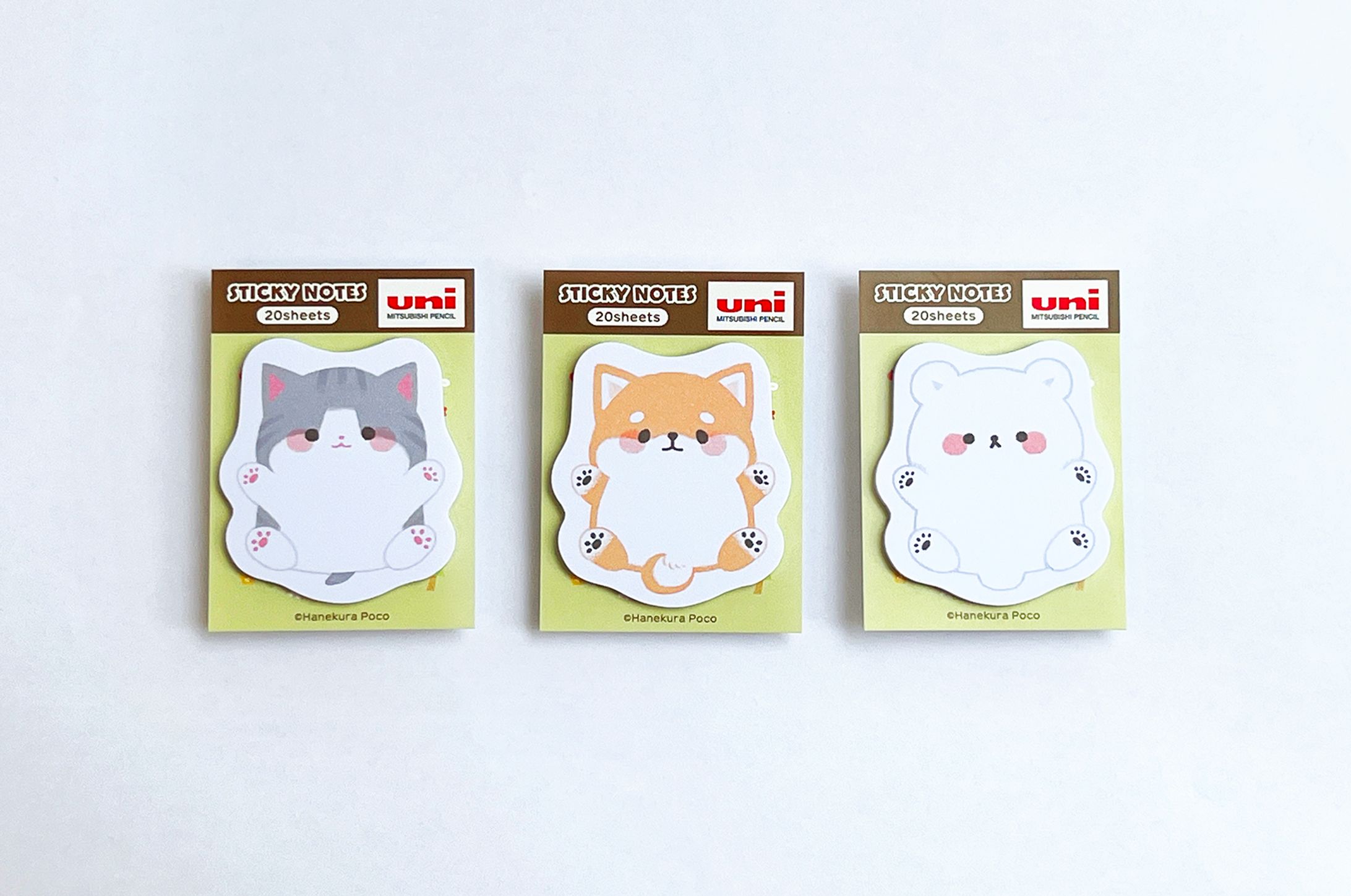 【実績】三菱鉛筆株式会社様　付箋、販売容器イラスト-1