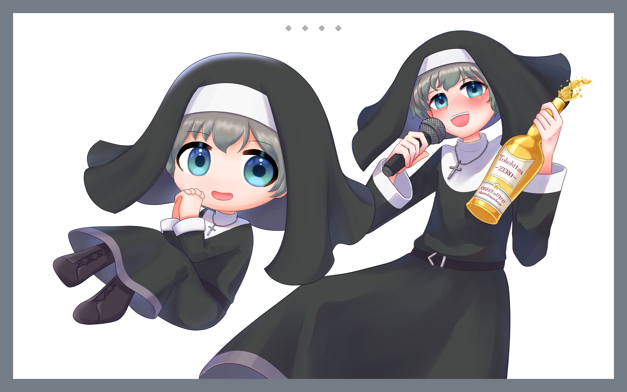 SDイラスト/等身イラスト制作-1