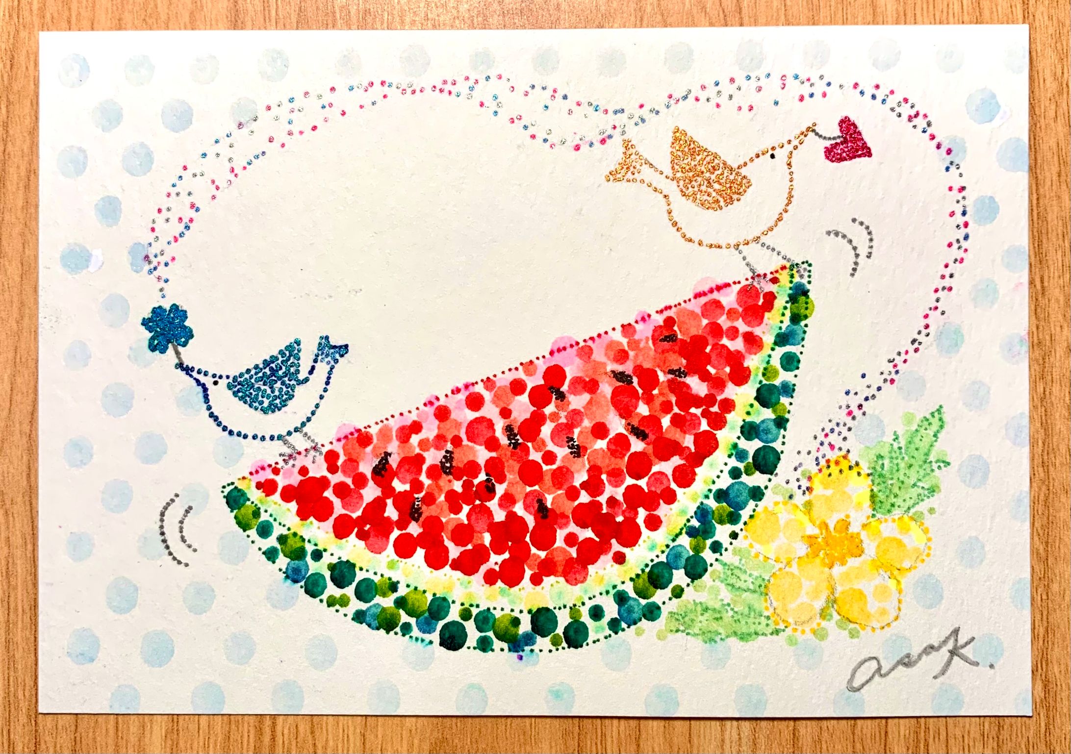 Summer Greetings “スイカ”-1