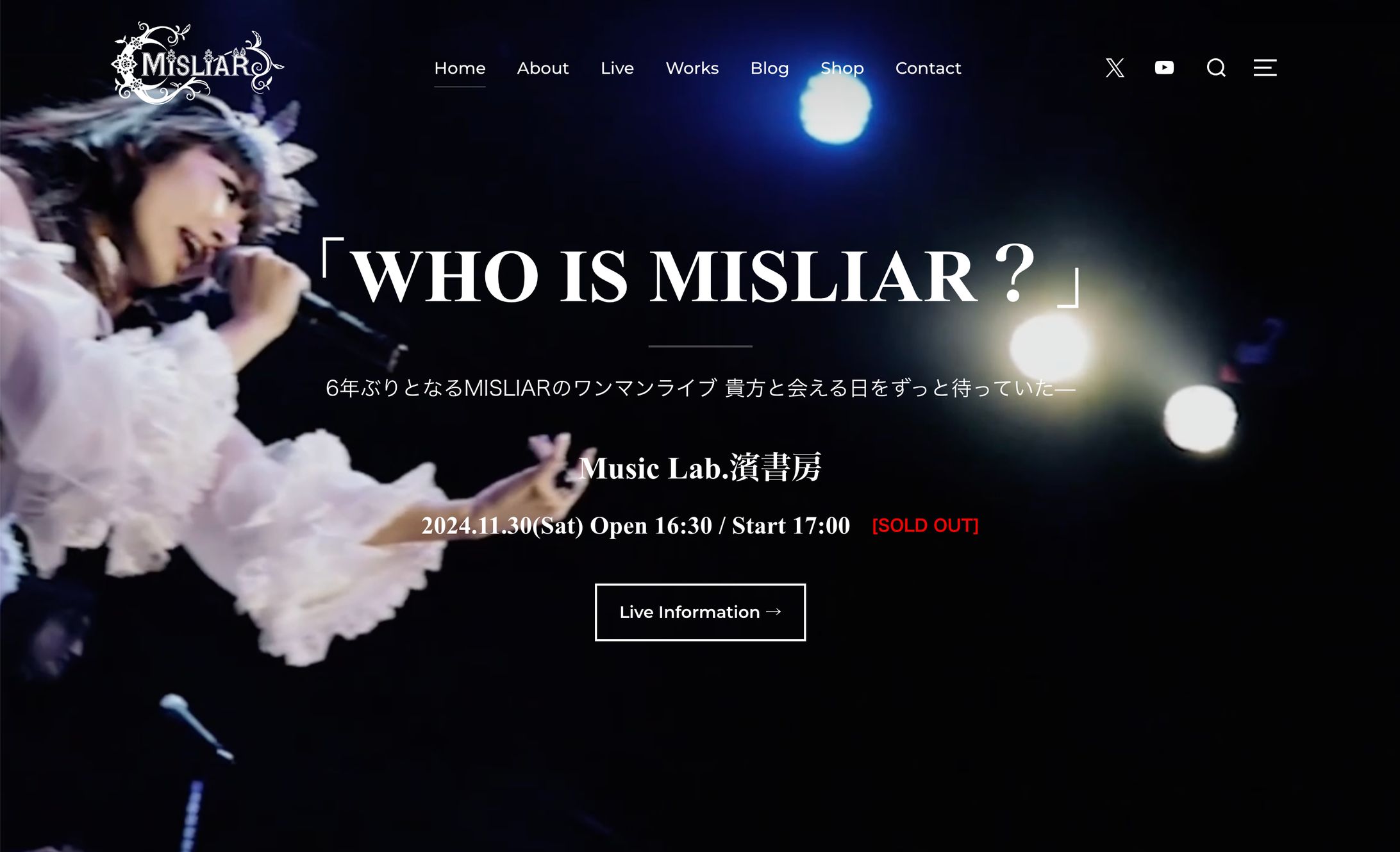MISLIAR様 Official Website-1