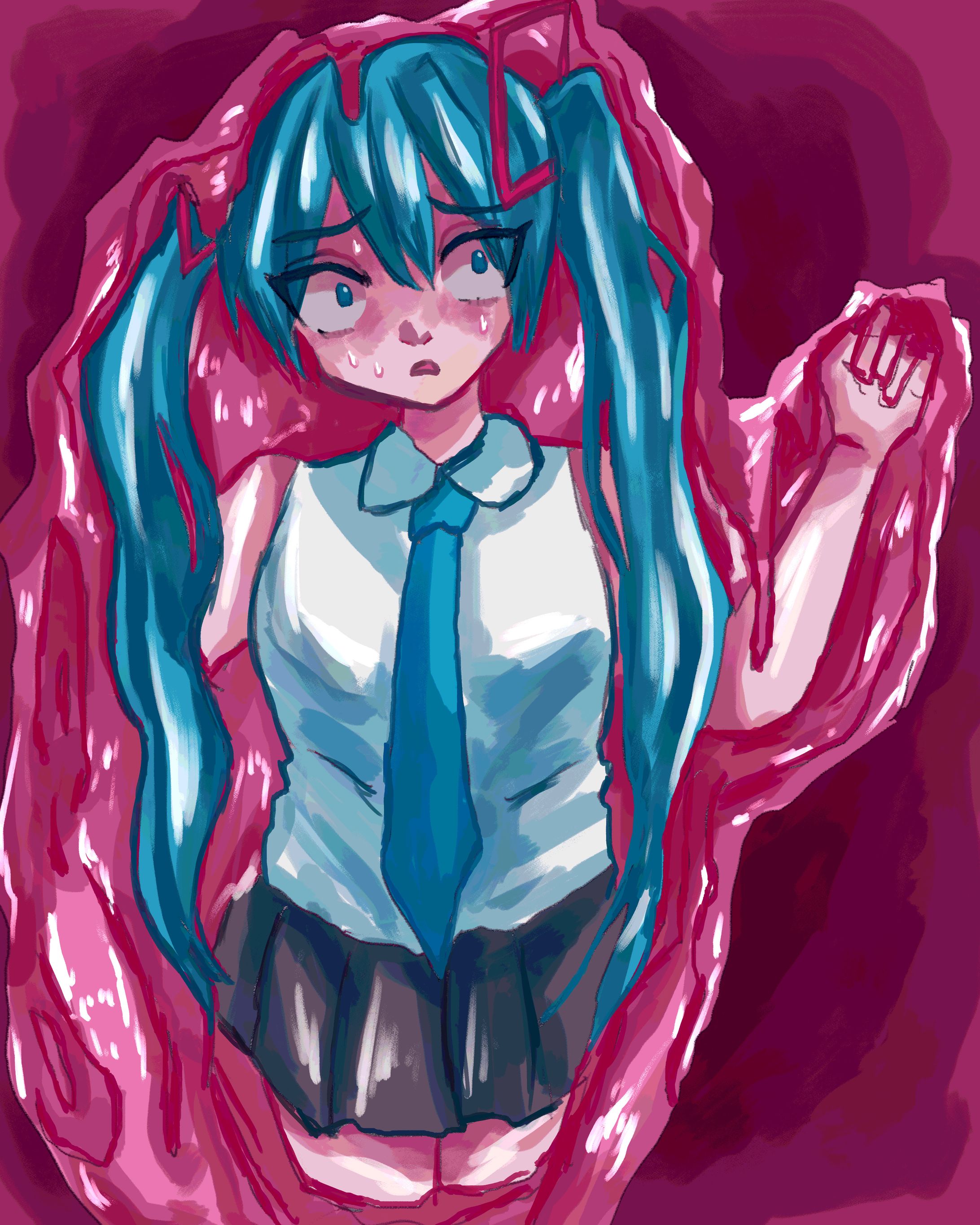 丸呑み/肉壁 初音ミク-1