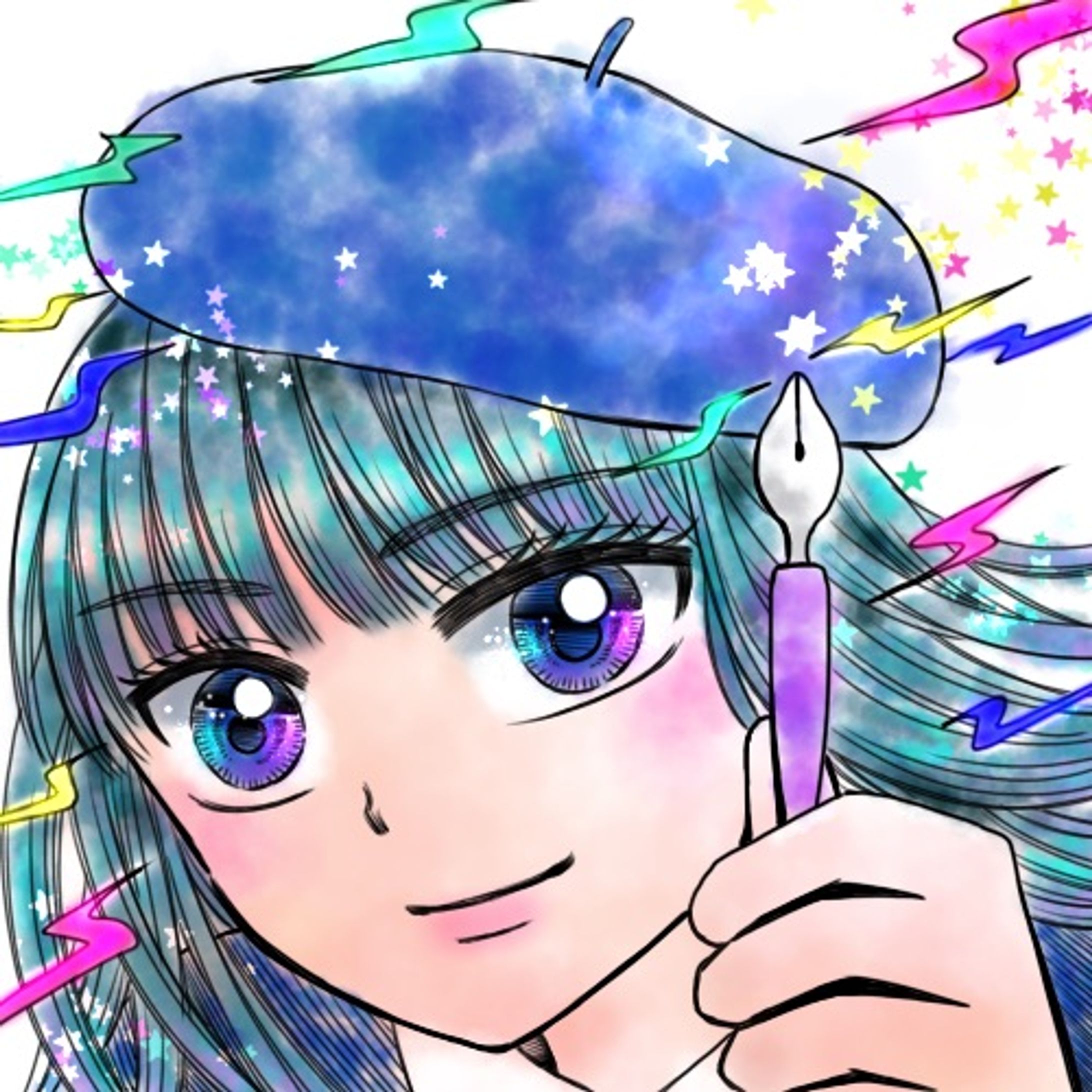 作者をイメージしたアイコンやサムネイル-1